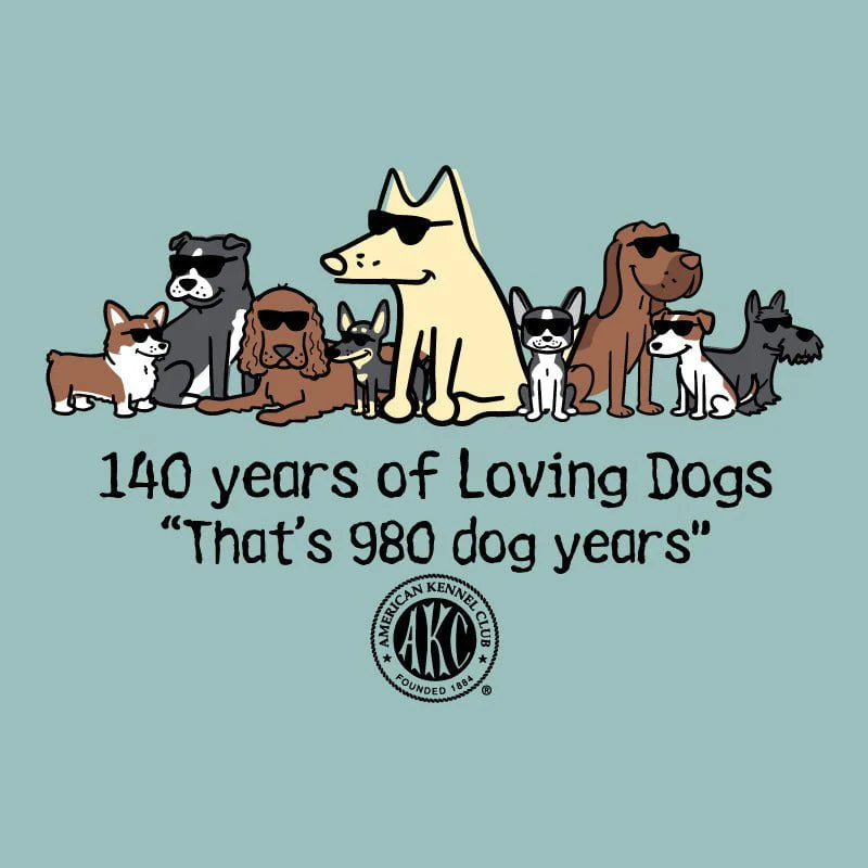 140 Years of Loving Dogs - Sweatshirt Pullover Hoodie - Image 2