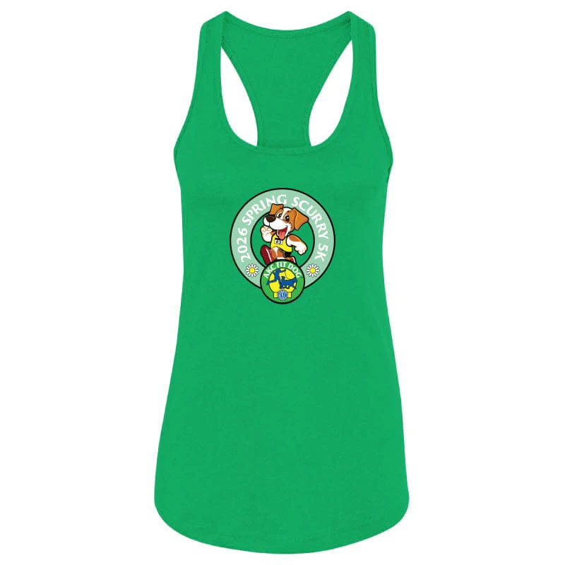 2026 Spring Scurry - Ladies Racerback Tank Top - Image 4