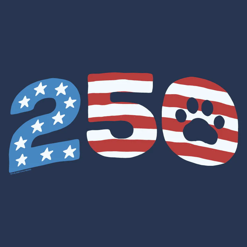 250 Paw - Ladies Racerback Tank Top - Image 2