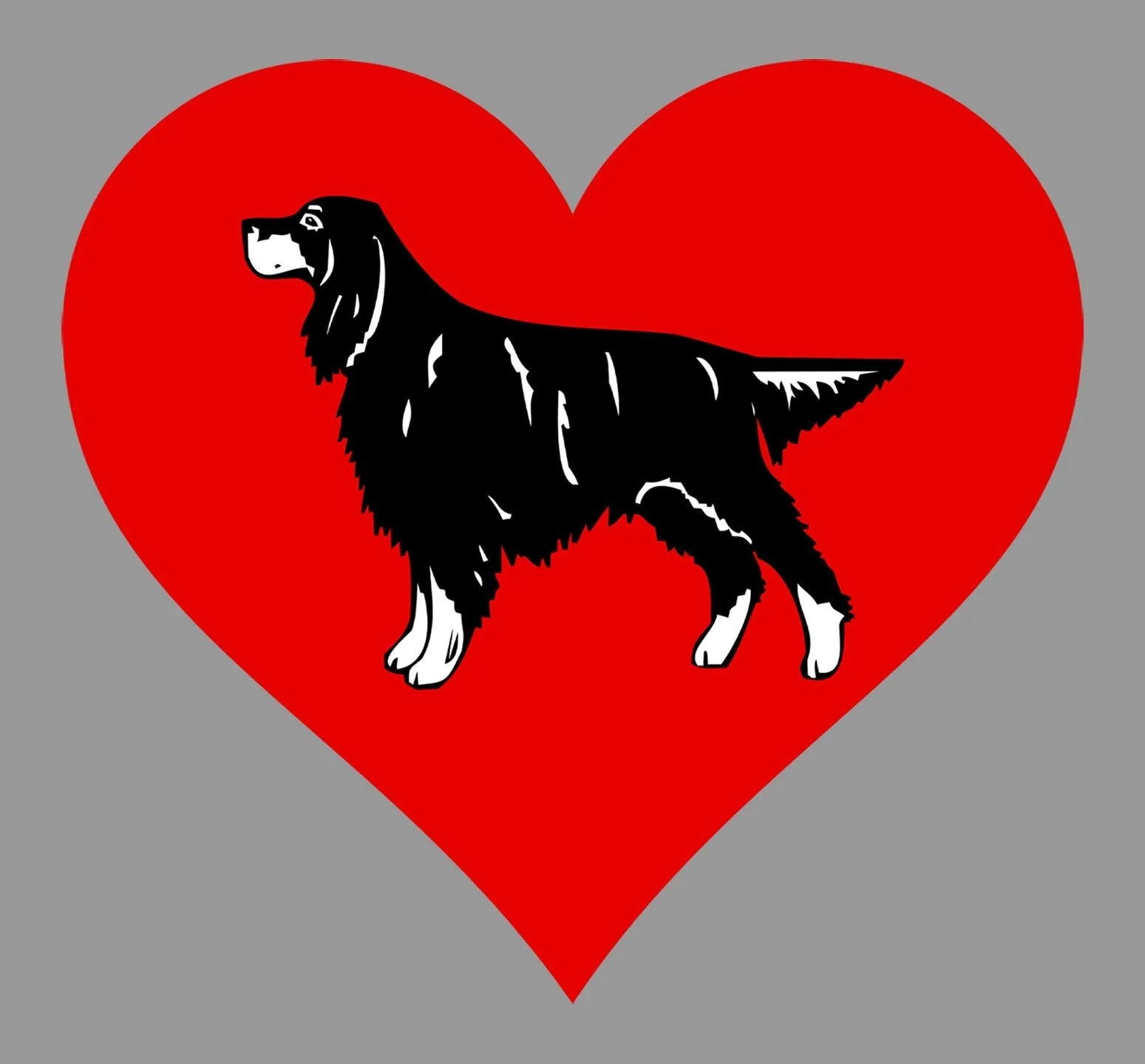 Gordon Setter on Heart Left Chest - Full-Zip Hoodie Sweatshirt - Image 2