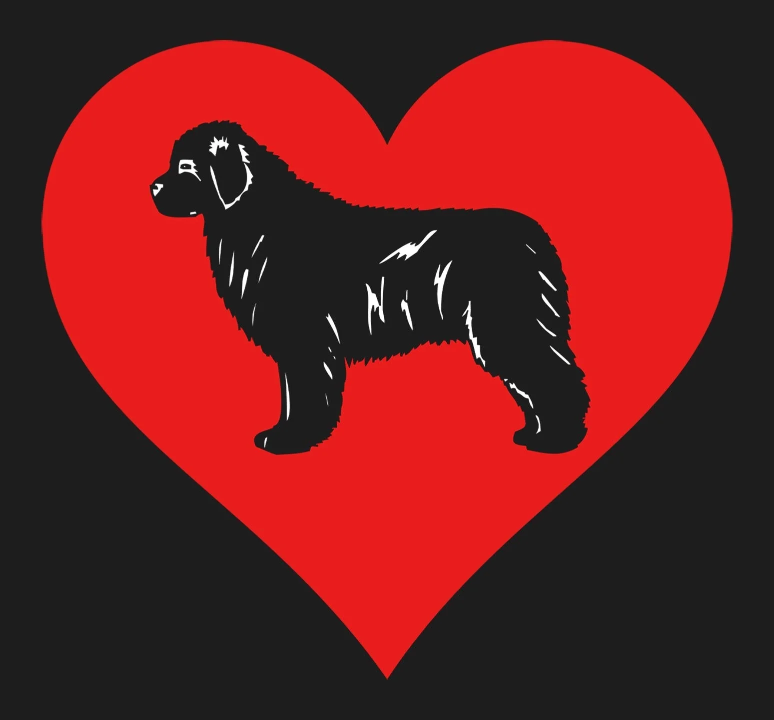 Newfoundland on Heart Left Chest - Full-Zip Hoodie Sweatshirt - Image 2