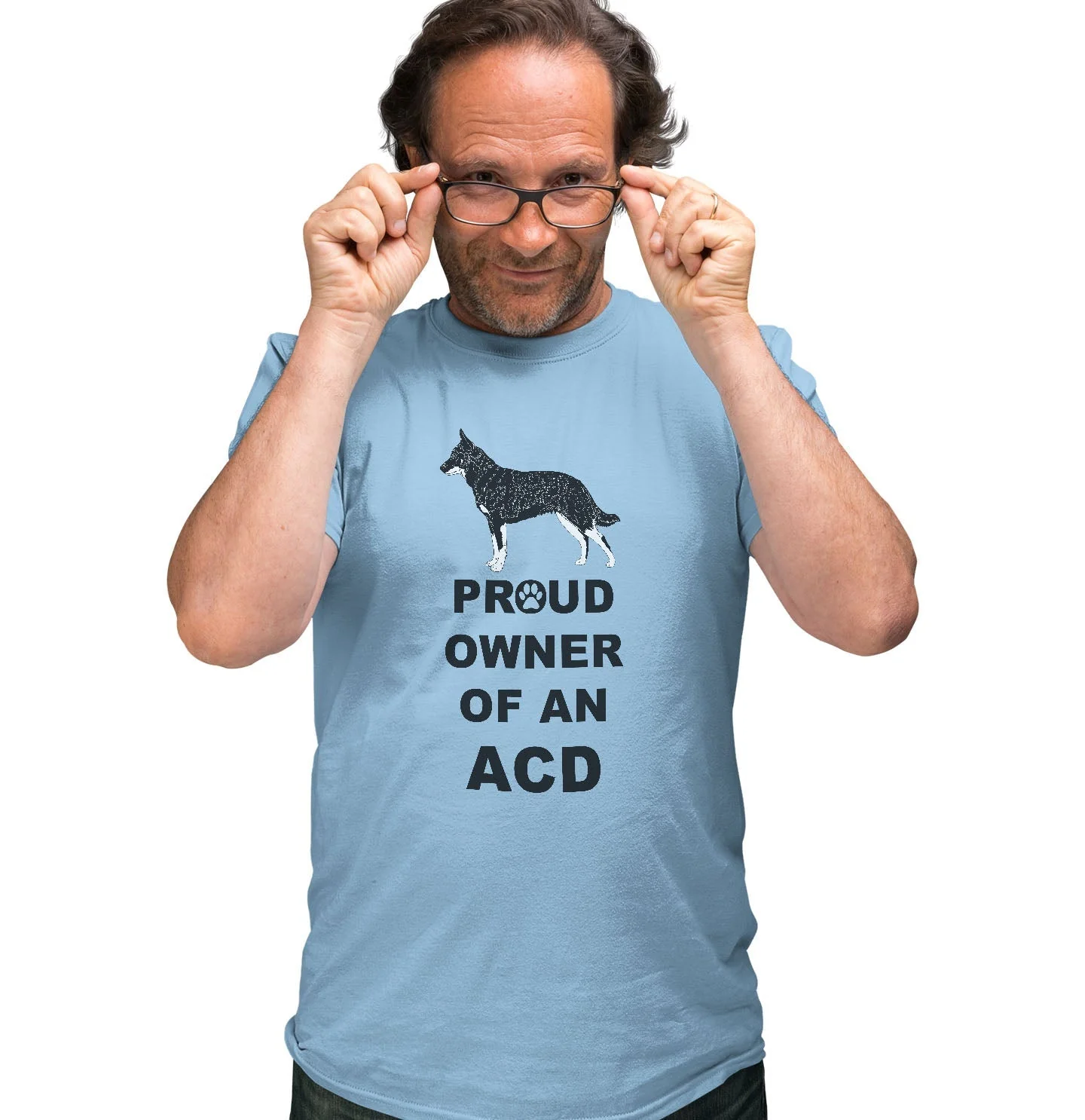 Australian Cattle Dog Proud Owner - Adult Unisex T-Shirt - Image 3