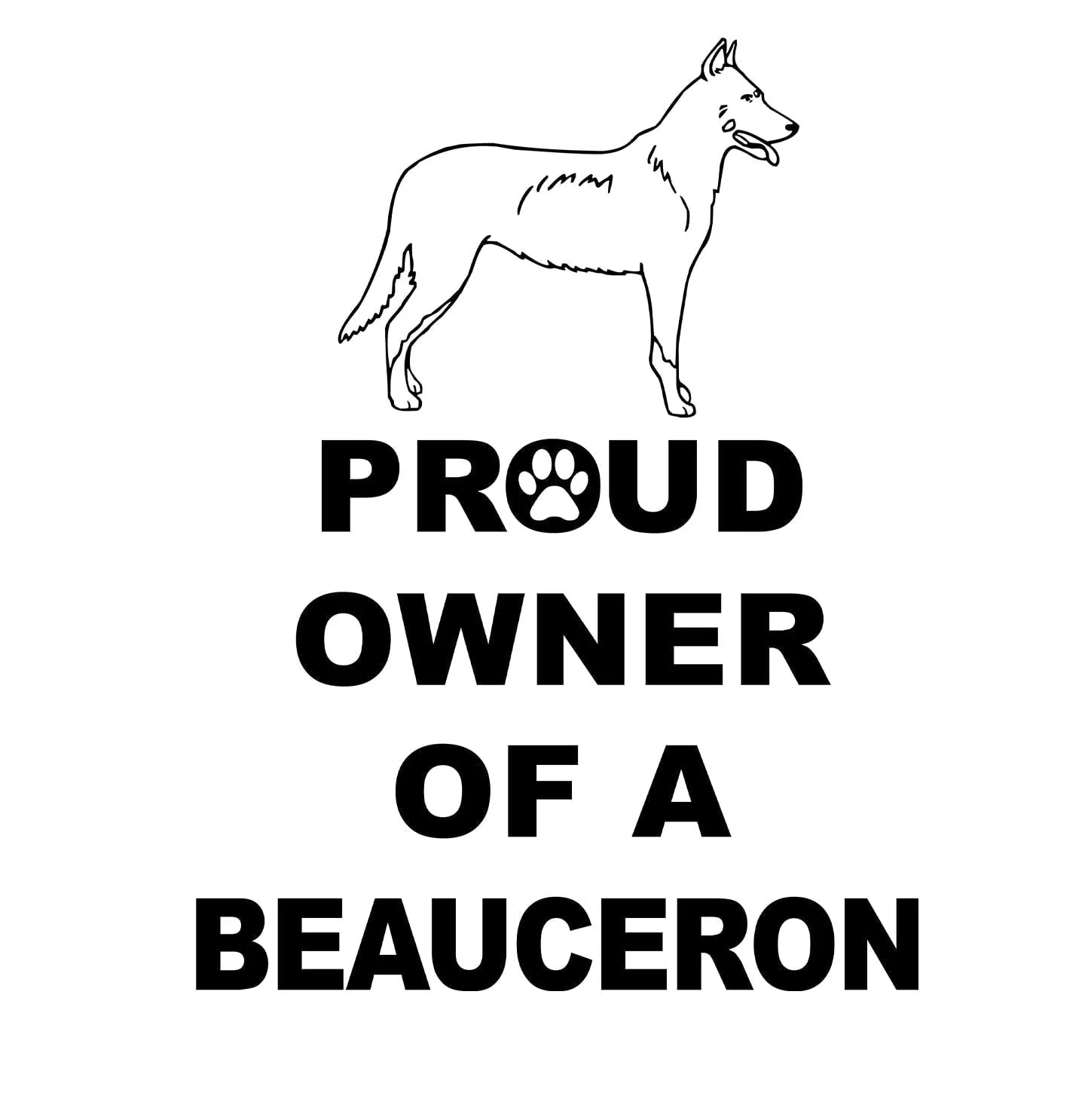 Beauceron Proud Owner - Women's V-Neck T-Shirt - Image 2