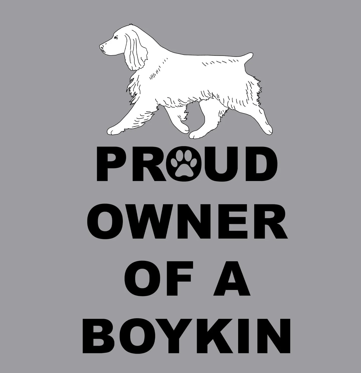 Boykin Spaniel Proud Owner - Adult Unisex Crewneck Sweatshirt - Image 2