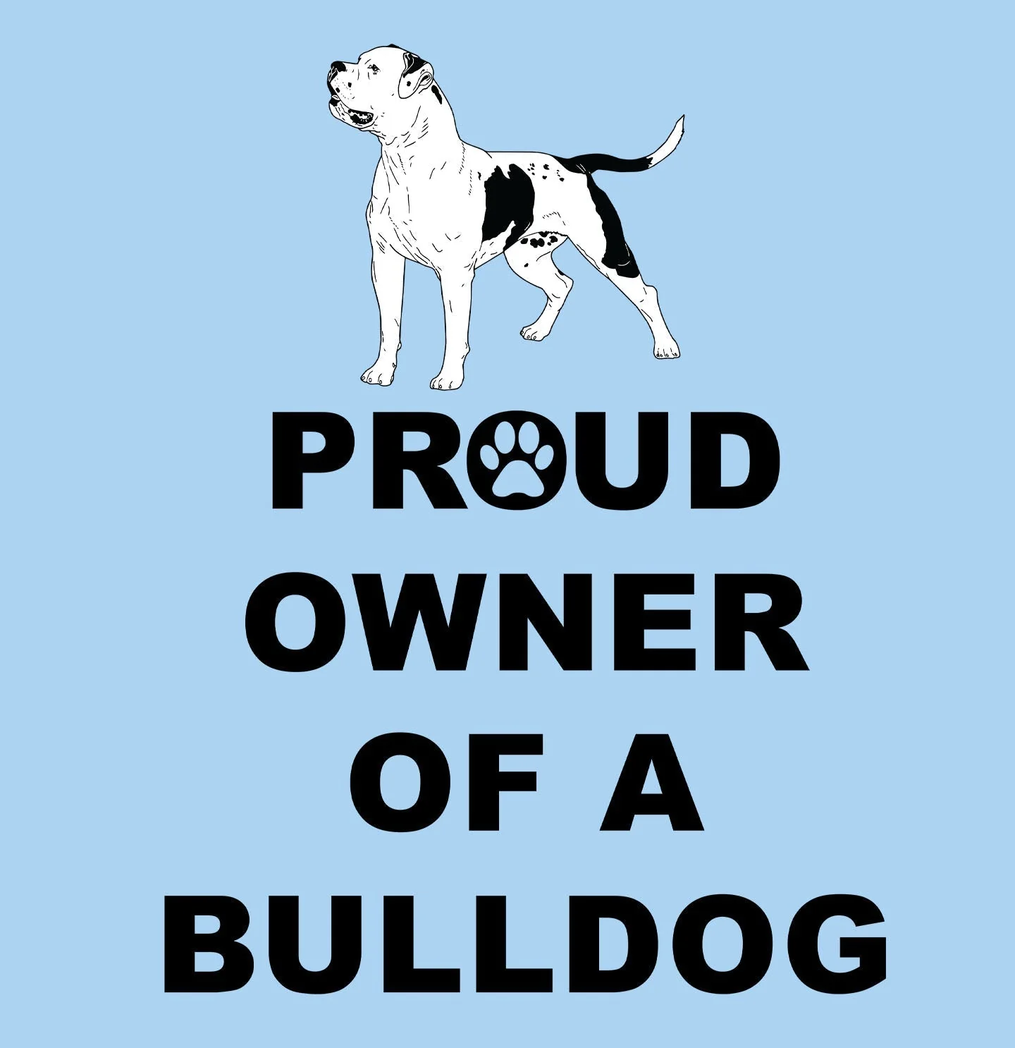 American Bulldog Proud Owner - Adult Unisex T-Shirt - Image 2