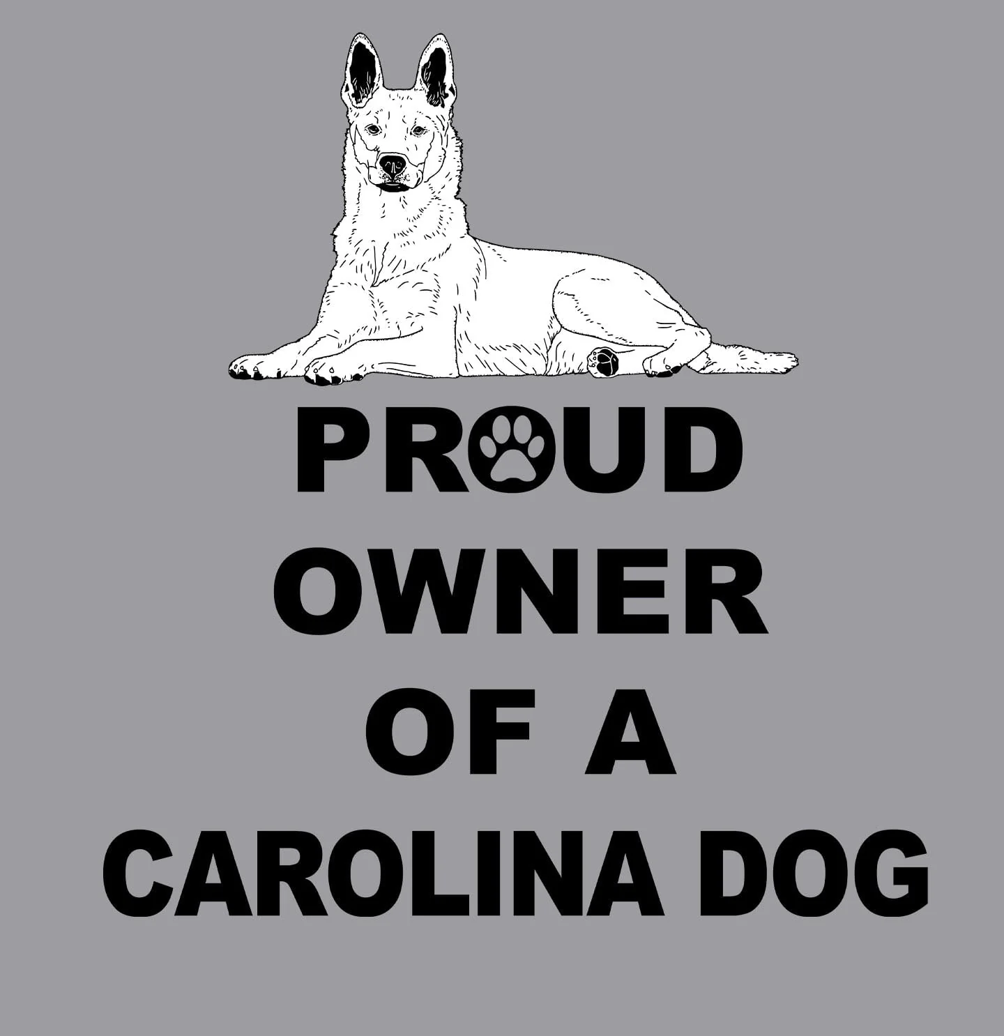 Carolina Dog Proud Owner - Adult Unisex Hoodie Sweatshirt - Image 2