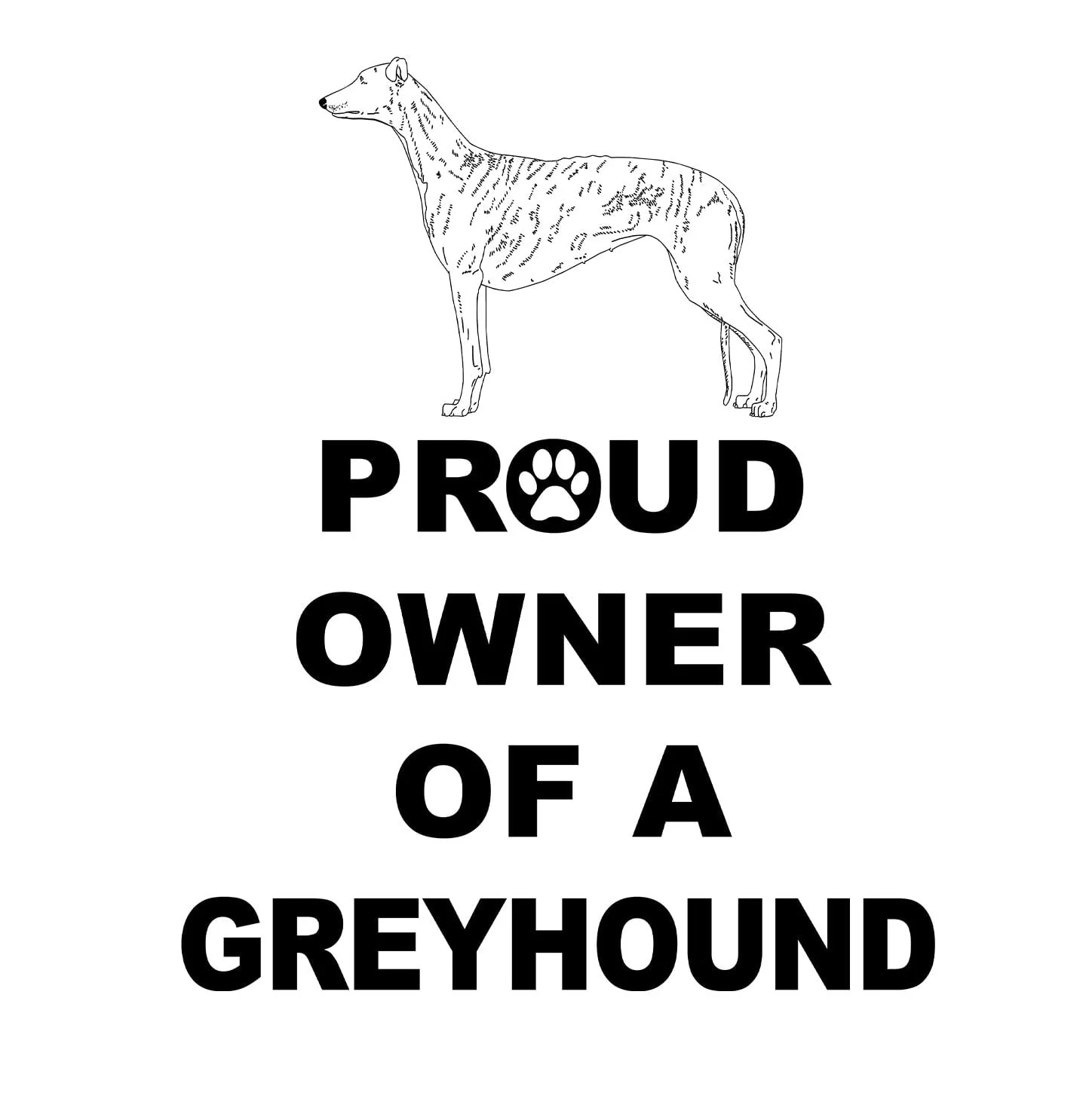 Greyhound Proud Owner - Adult Unisex Hoodie Sweatshirt - Image 2