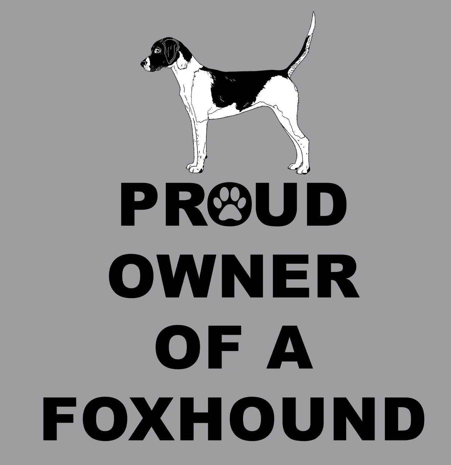 English Foxhound Proud Owner - Adult Unisex Crewneck Sweatshirt - Image 2