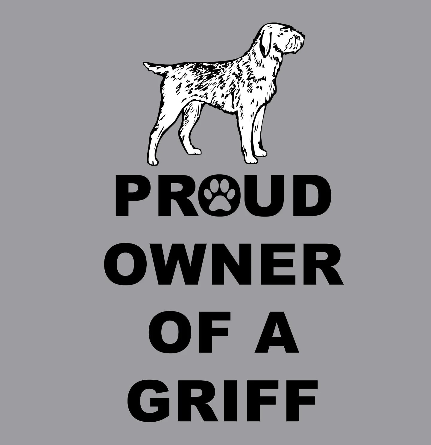 Wirehaired Pointing Griffon Proud Owner - Adult Unisex Crewneck Sweatshirt - Image 2