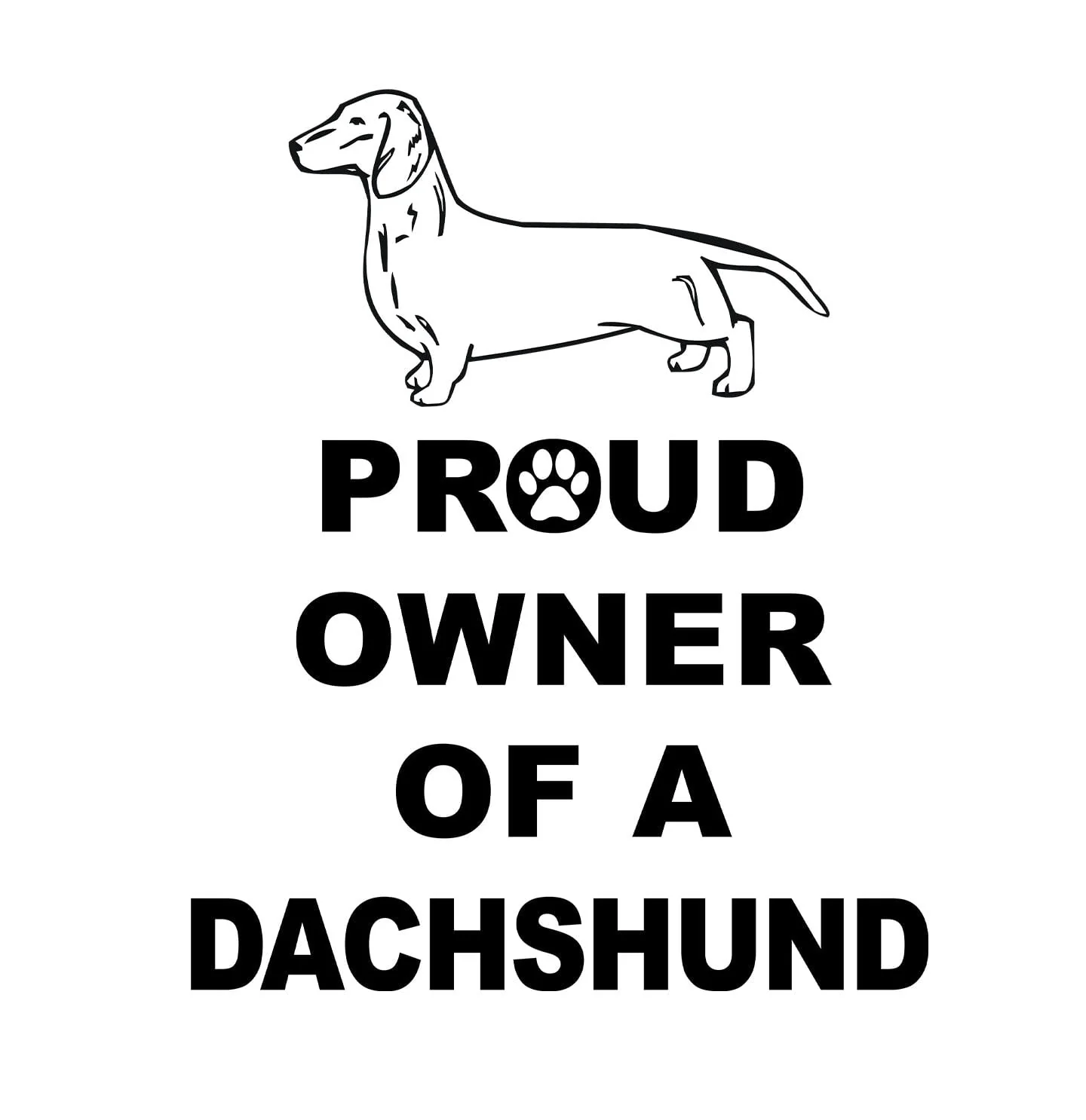 Smooth Dachshund Proud Owner - Adult Unisex Hoodie Sweatshirt - Image 2