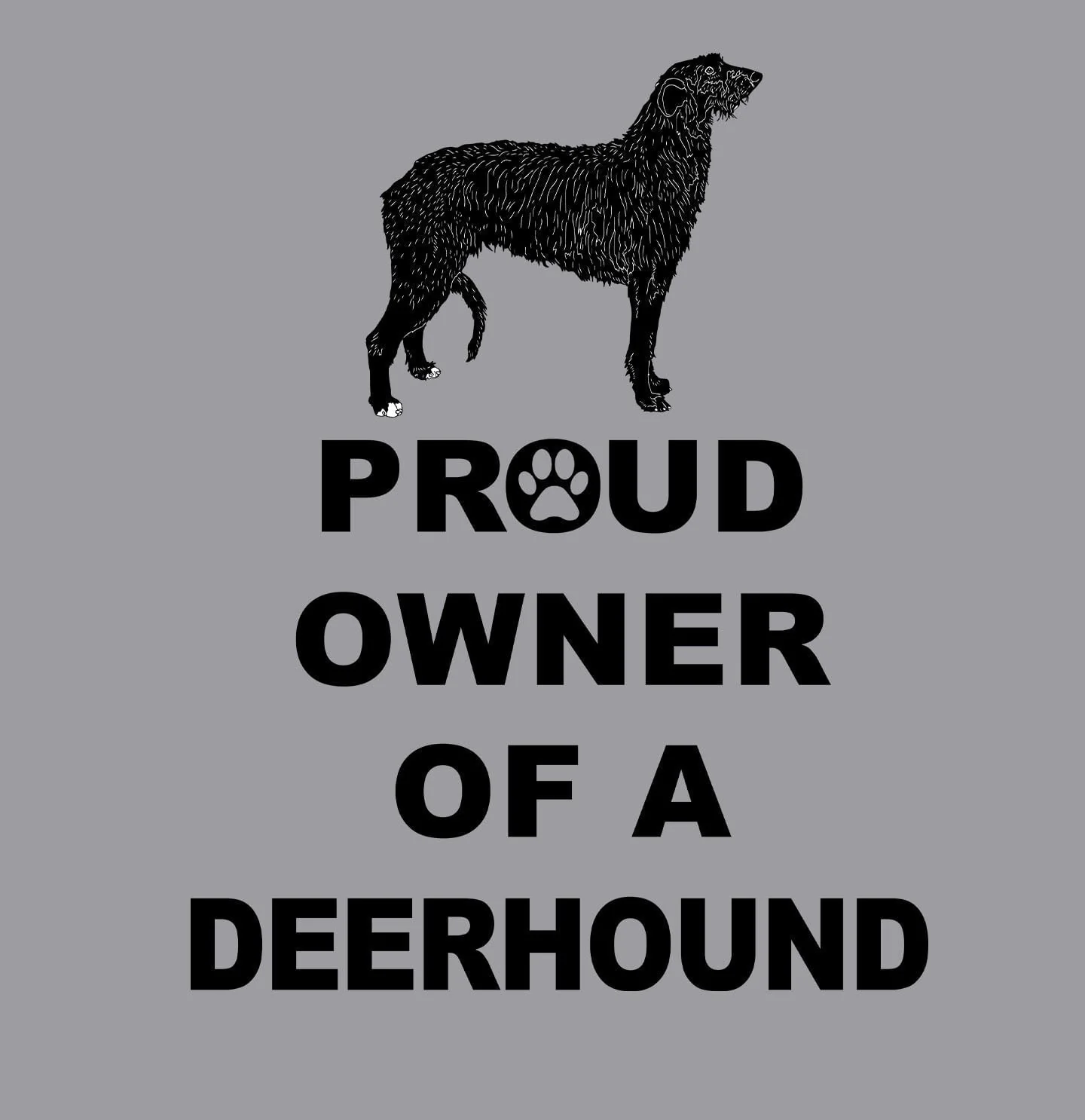 Scottish Deerhound Proud Owner - Adult Unisex Crewneck Sweatshirt - Image 2
