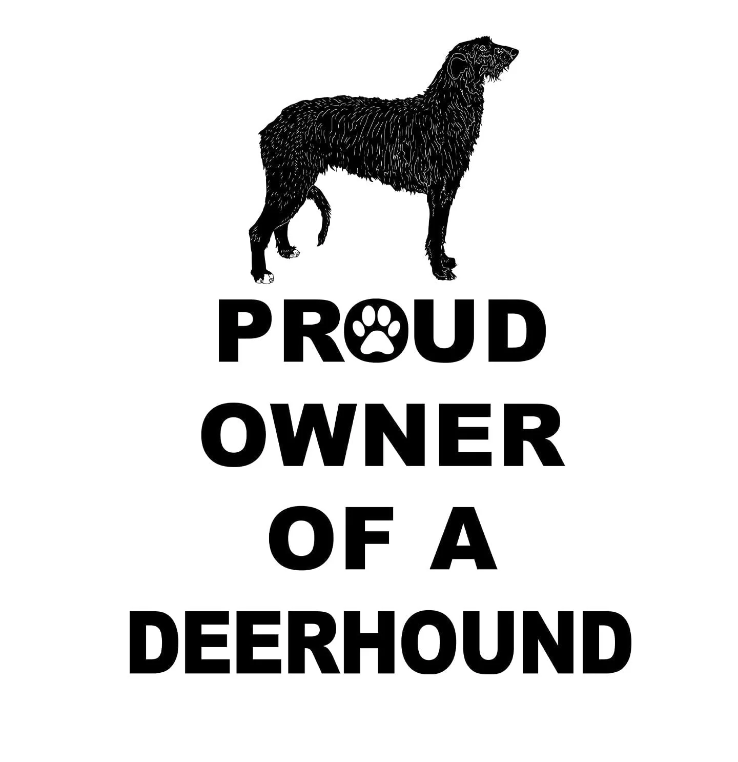 Scottish Deerhound Proud Owner - Adult Unisex T-Shirt - Image 2
