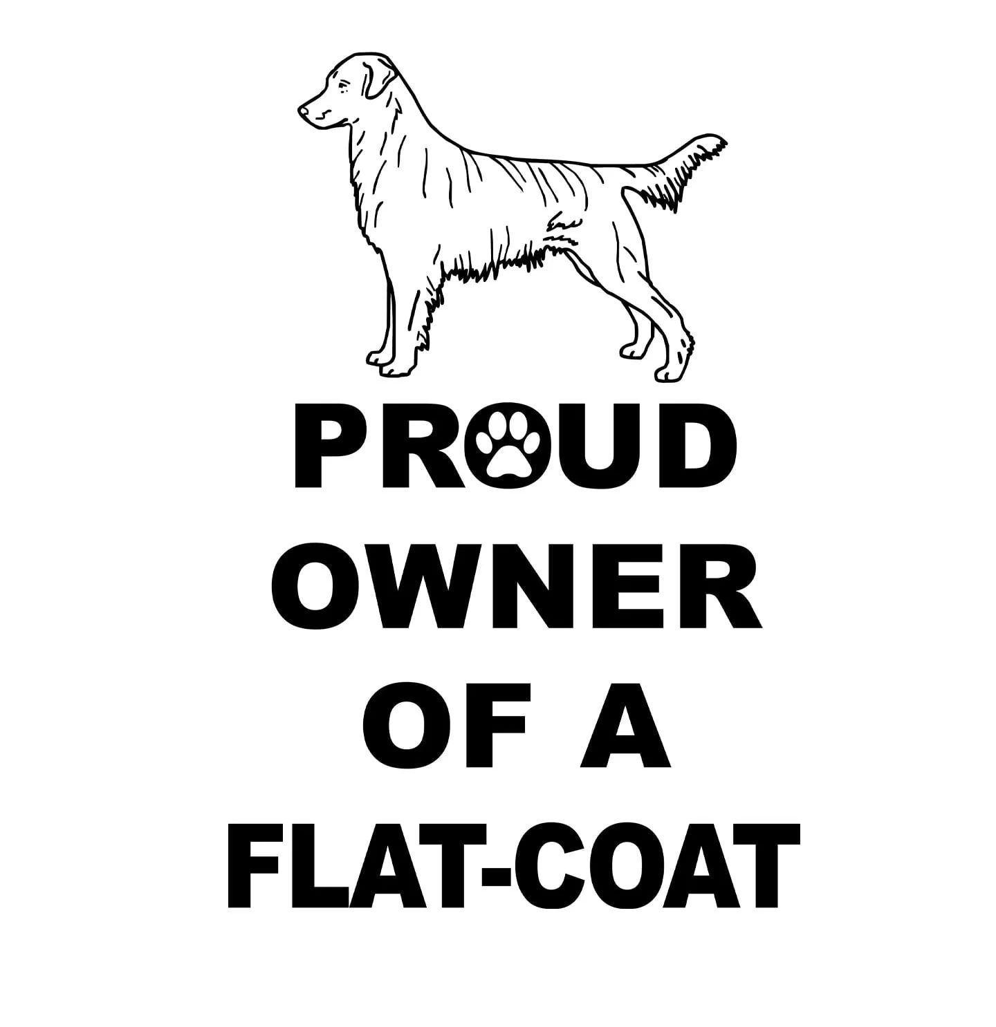 Flat-Coated Retriever Proud Owner - Adult Unisex Hoodie Sweatshirt - Image 2