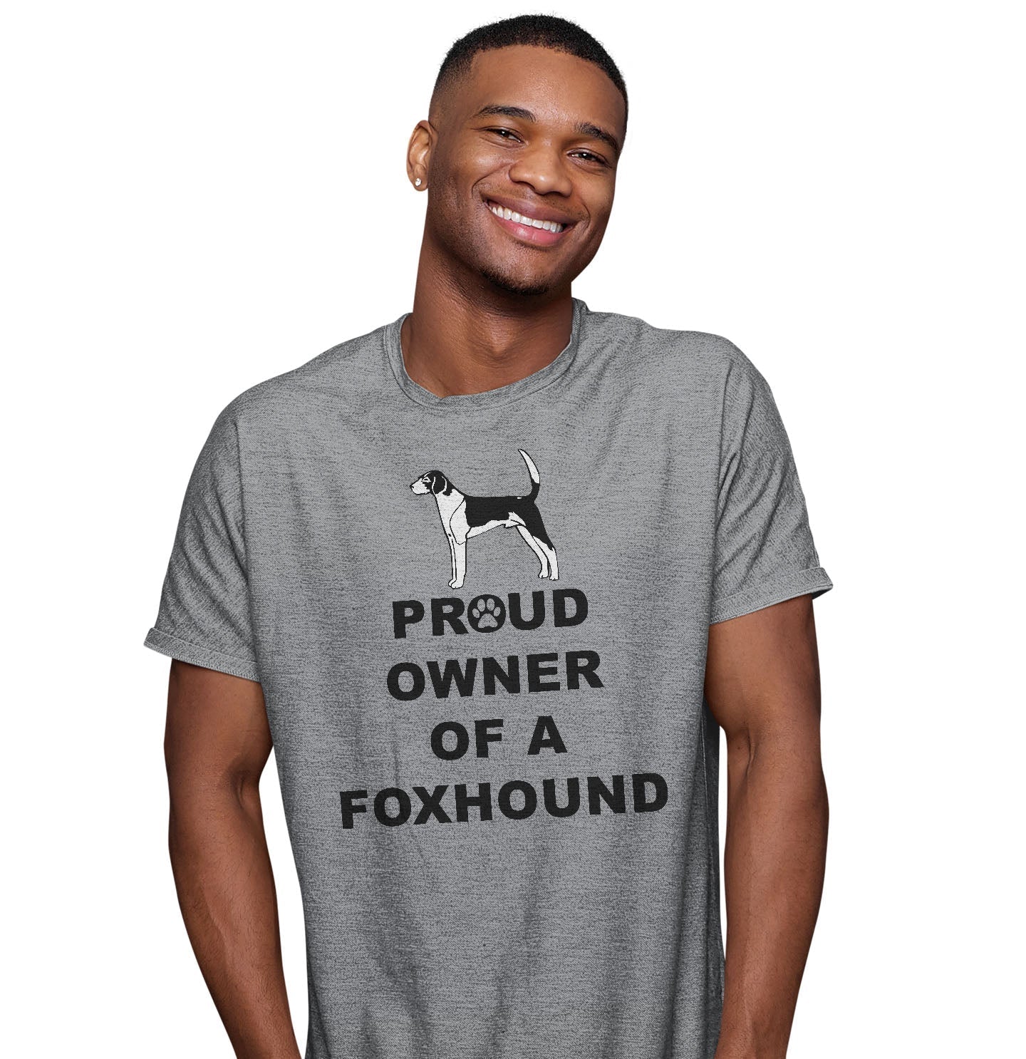 American Foxhound Proud Owner - Adult Unisex T-Shirt - Image 3
