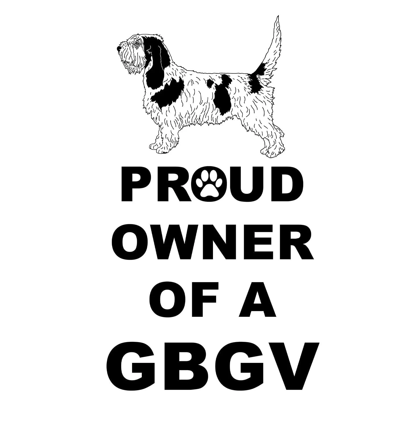Grand Basset Griffon Vendéen Proud Owner - Women's V-Neck T-Shirt - Image 2