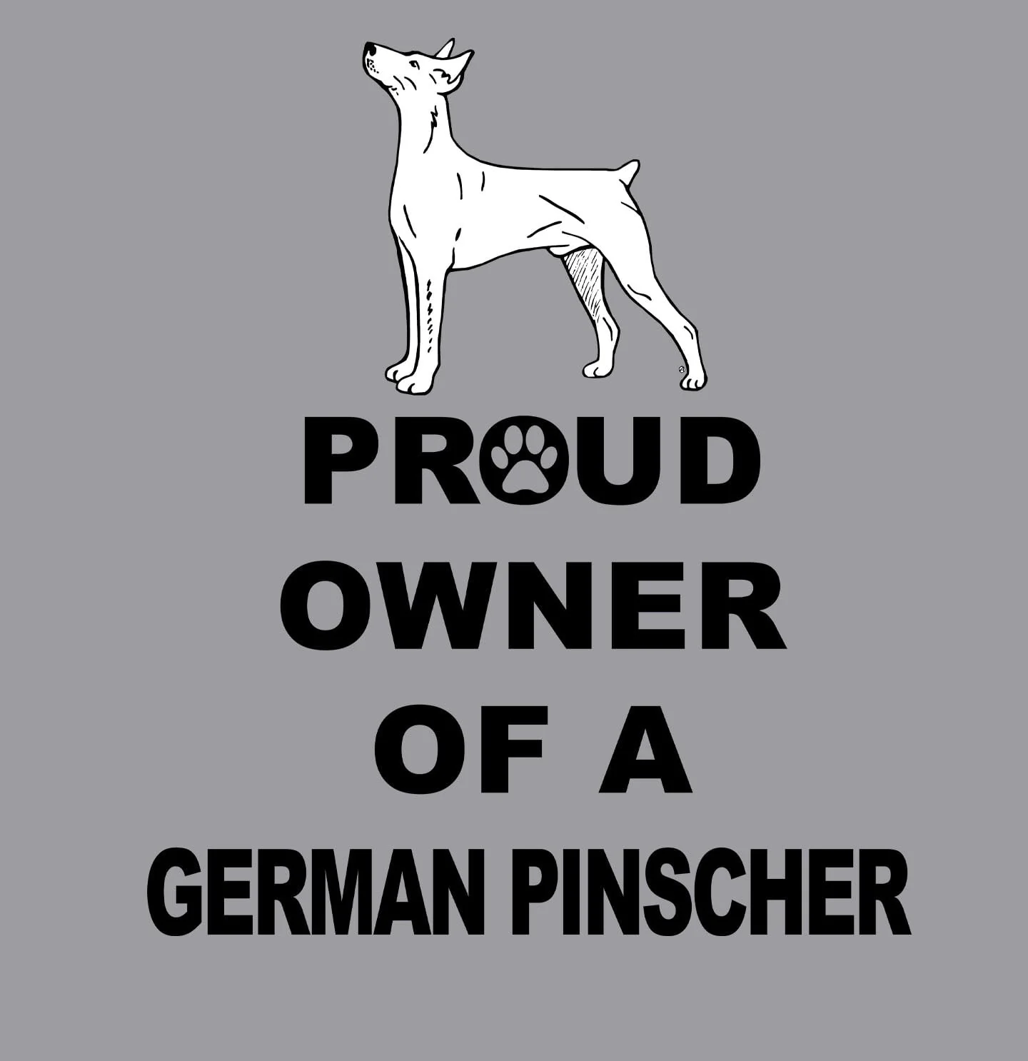 German Pinscher Proud Owner - Adult Unisex Crewneck Sweatshirt - Image 2