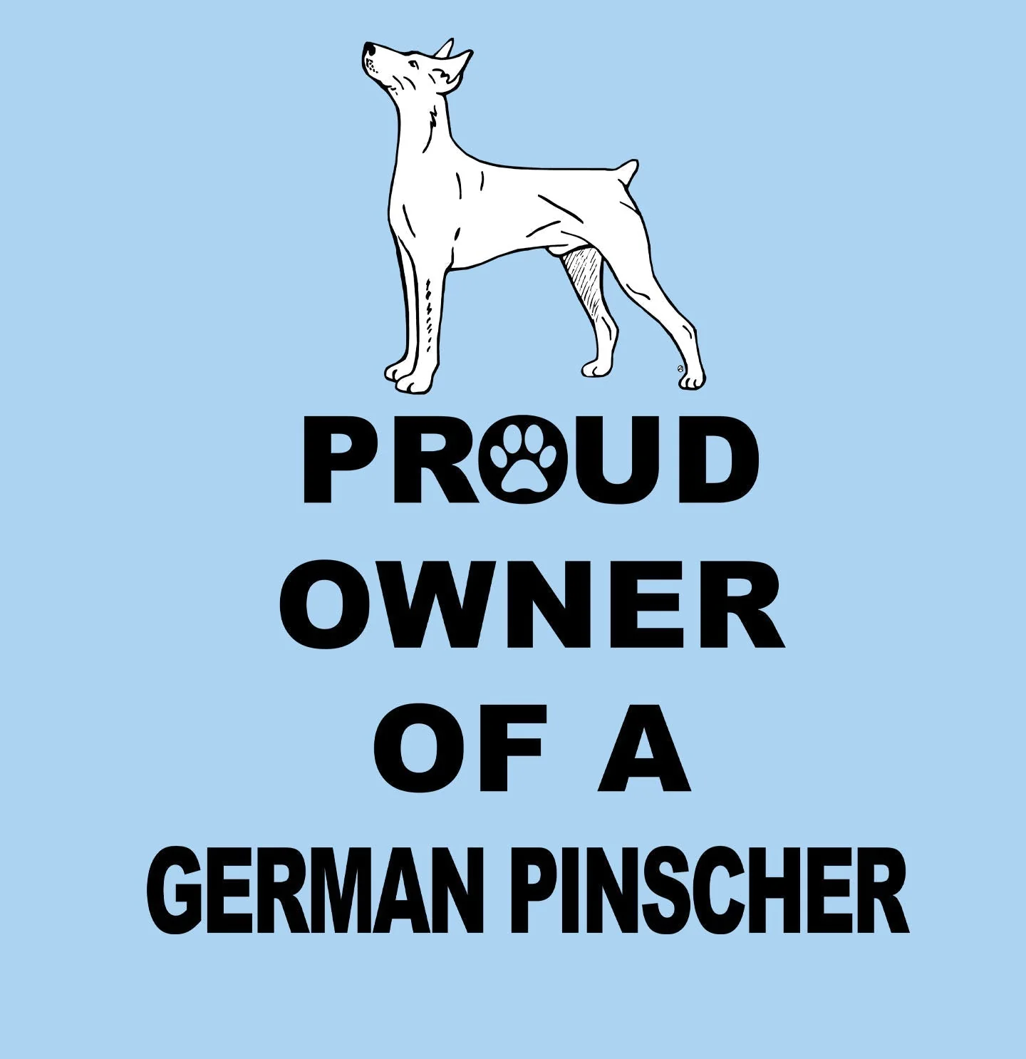German Pinscher Proud Owner - Adult Unisex T-Shirt - Image 2