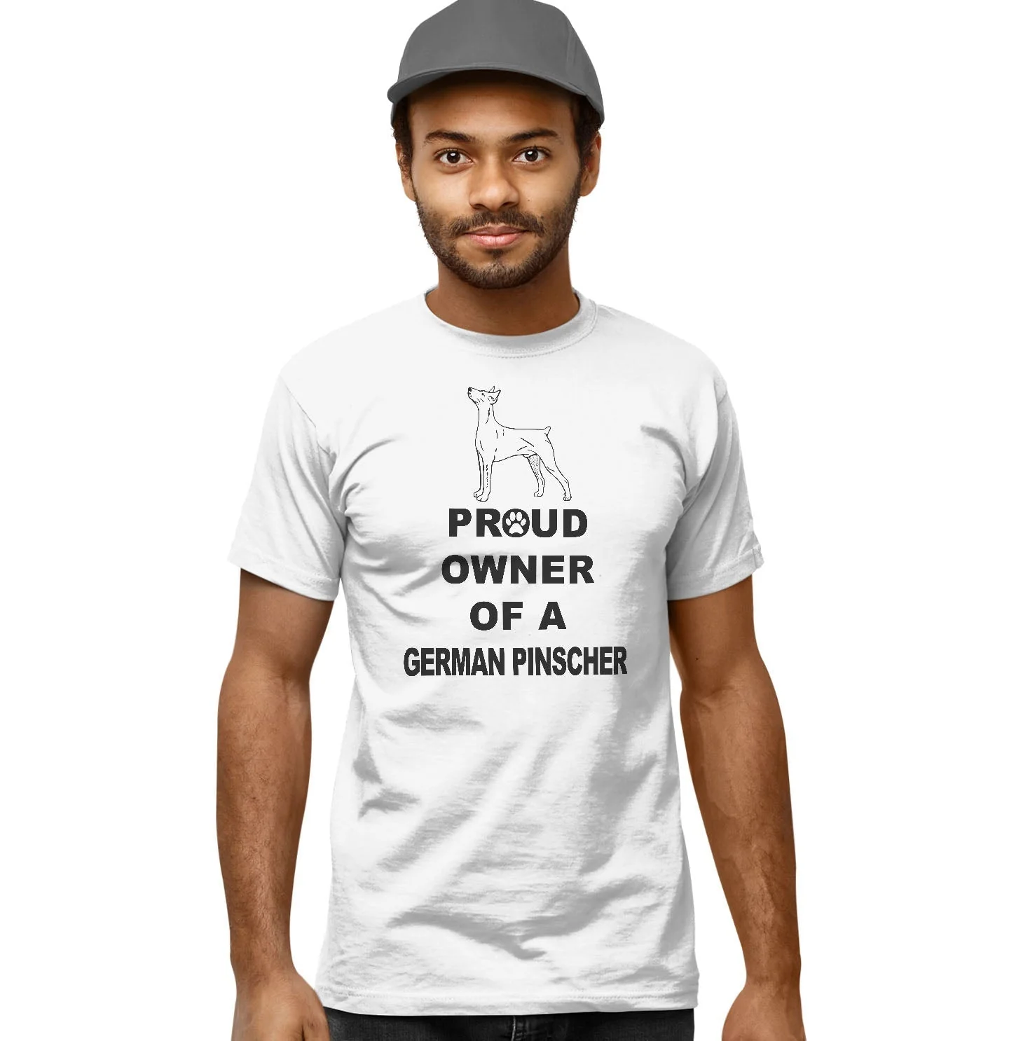 German Pinscher Proud Owner - Adult Unisex T-Shirt - Image 4