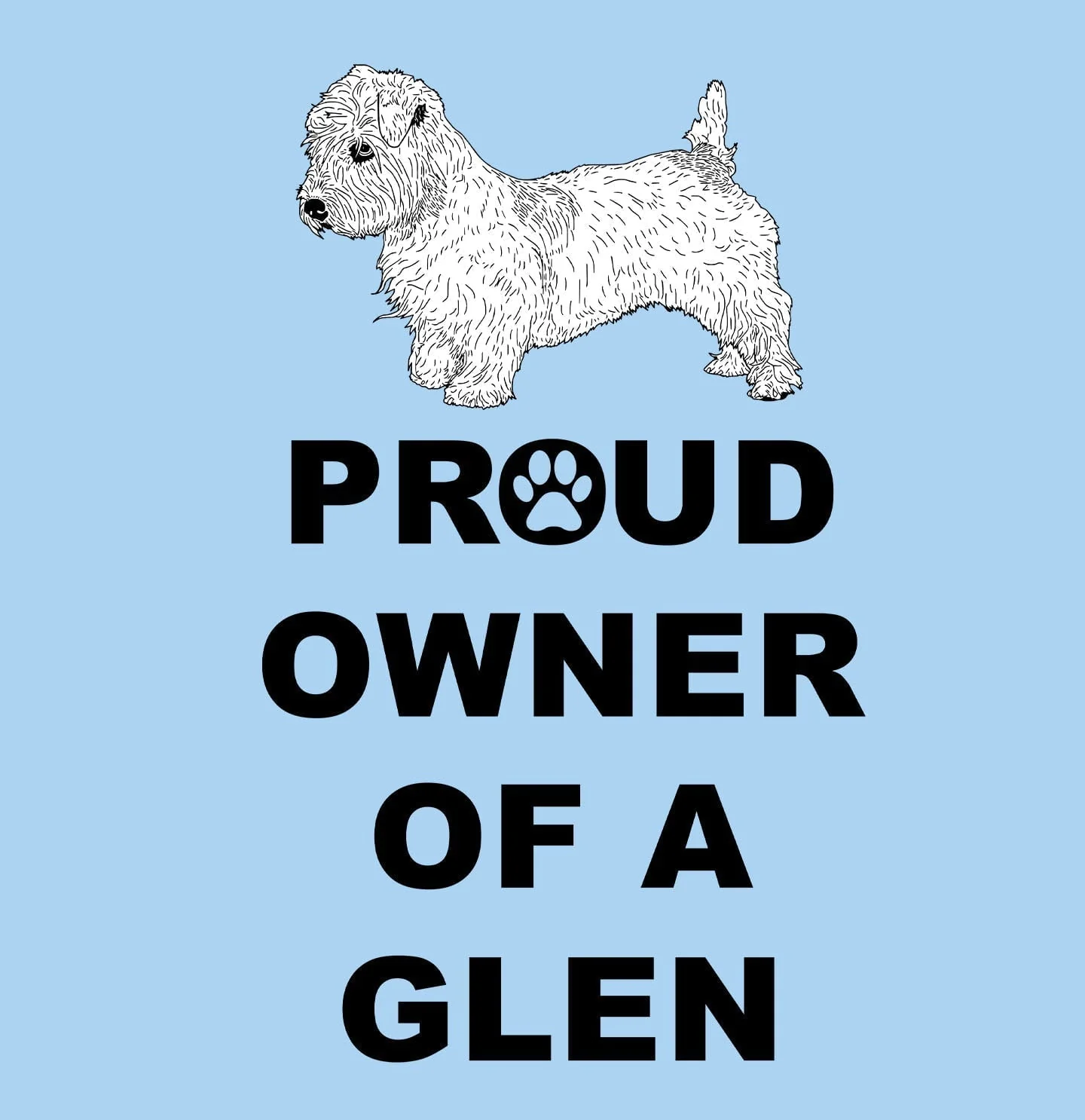 Glen of Imaal Terrier Proud Owner - Adult Unisex T-Shirt - Image 2