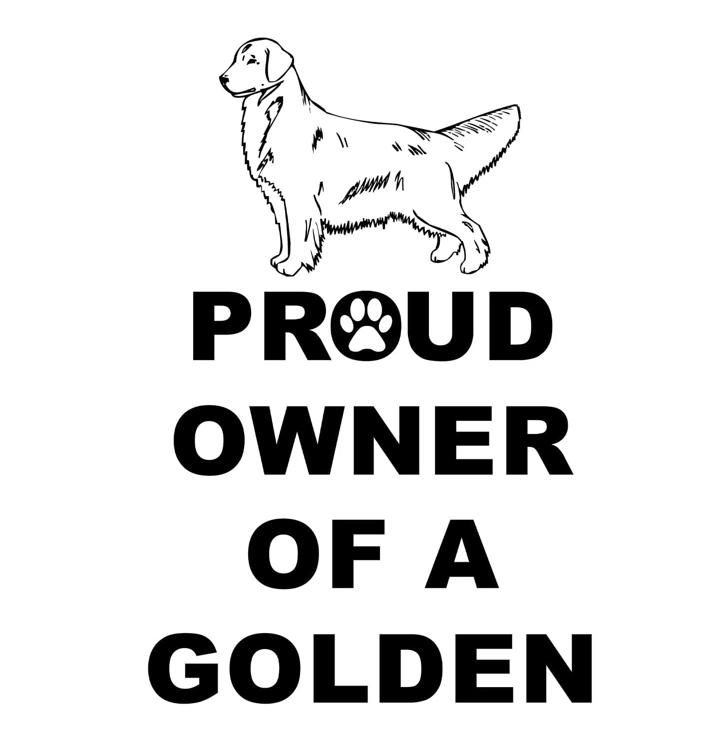 Golden Retriever Proud Owner - Adult Unisex T-Shirt - Image 2
