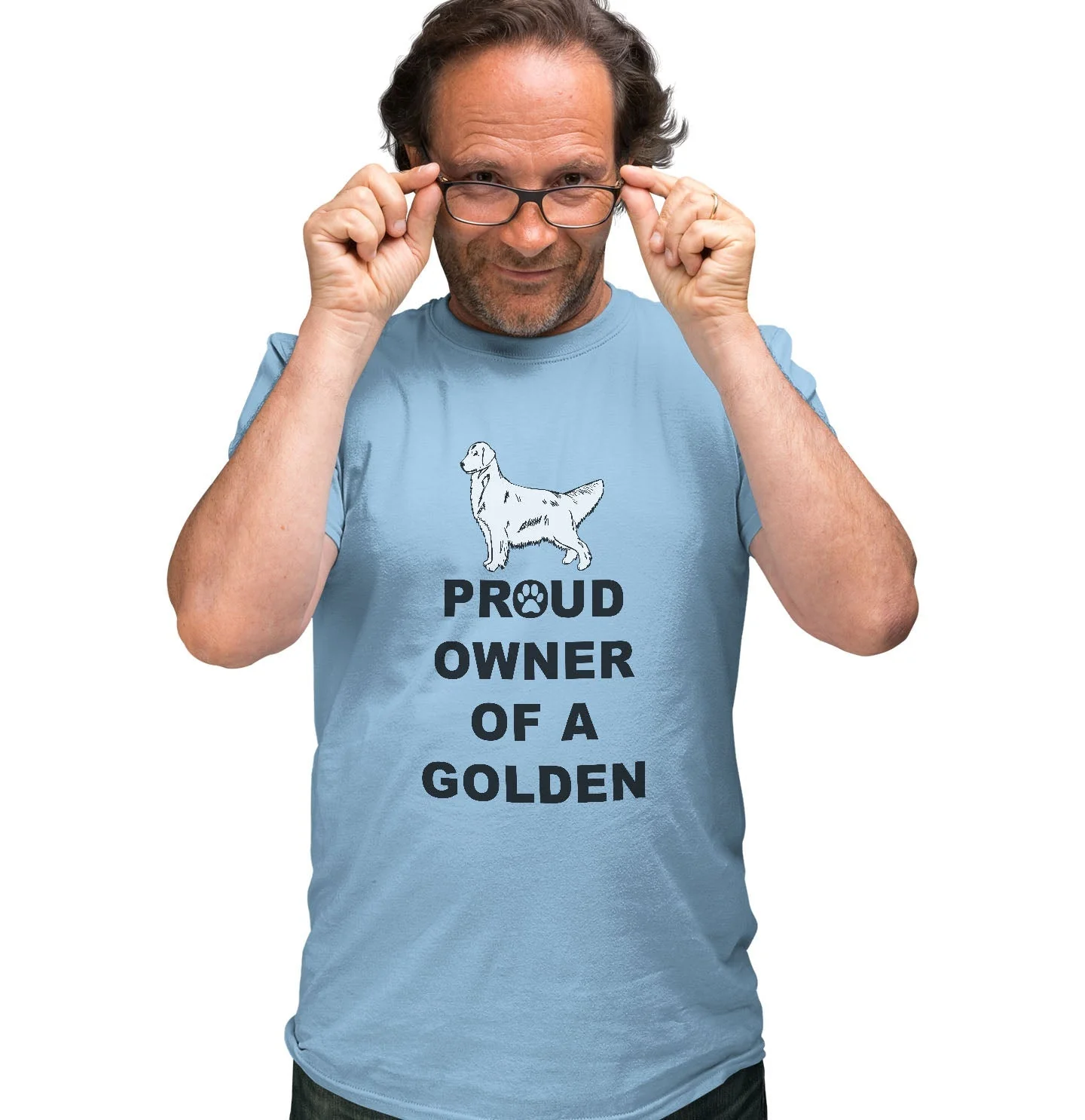 Golden Retriever Proud Owner - Adult Unisex T-Shirt - Image 4
