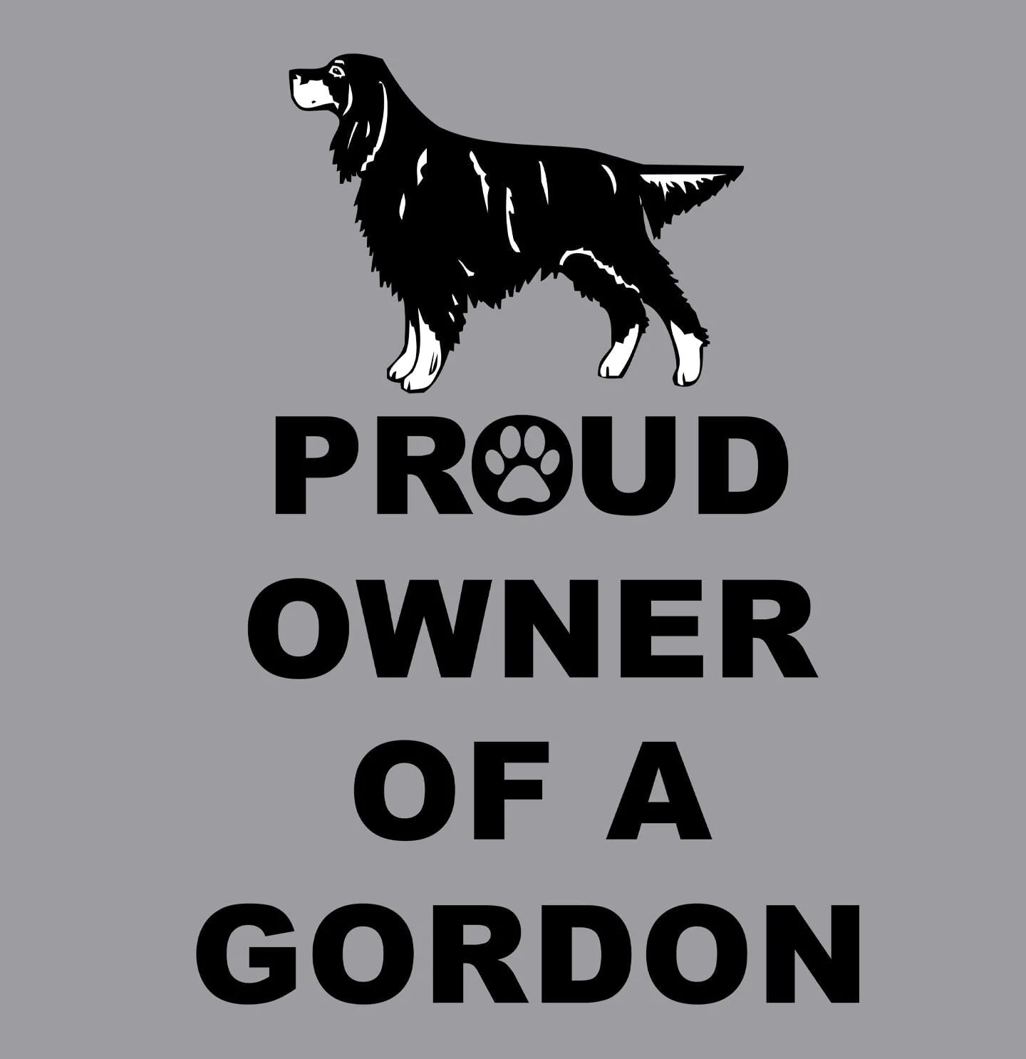 Gordon Setter Proud Owner - Adult Unisex Hoodie Sweatshirt - Image 2