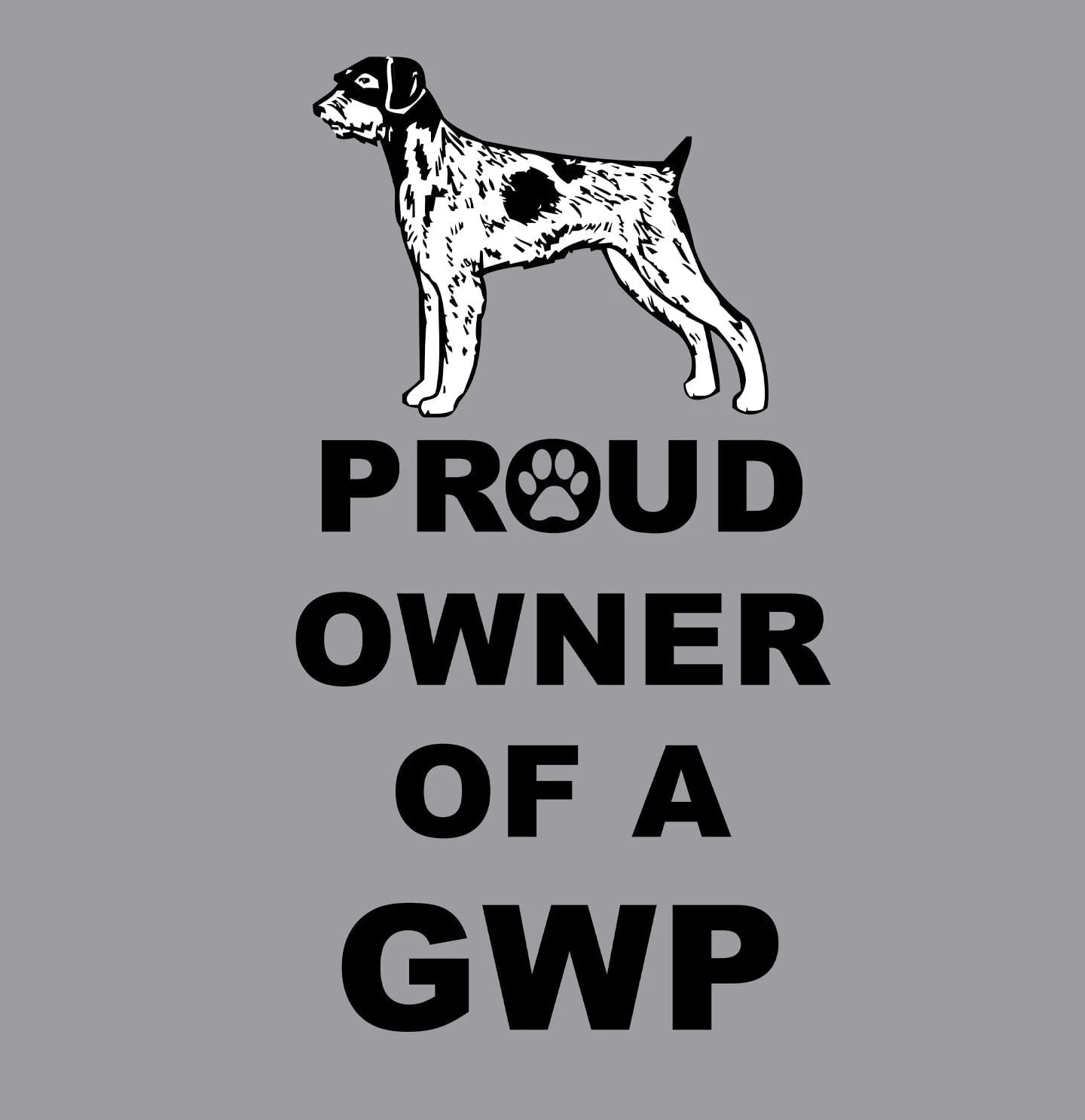 German Wirehaired Pointer Proud Owner - Women's V-Neck T-Shirt - Image 2