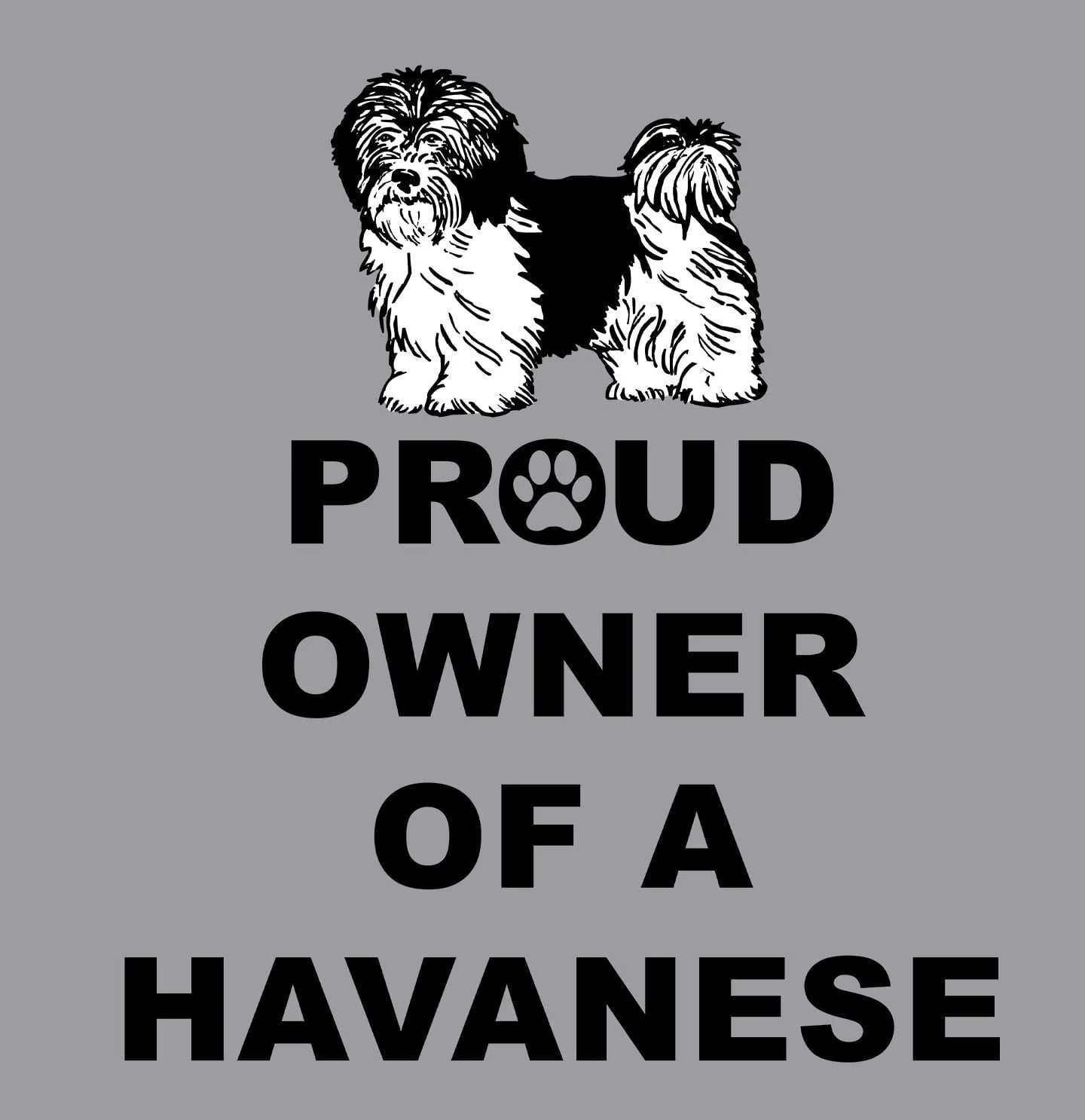 Havanese Proud Owner - Adult Unisex Crewneck Sweatshirt - Image 2