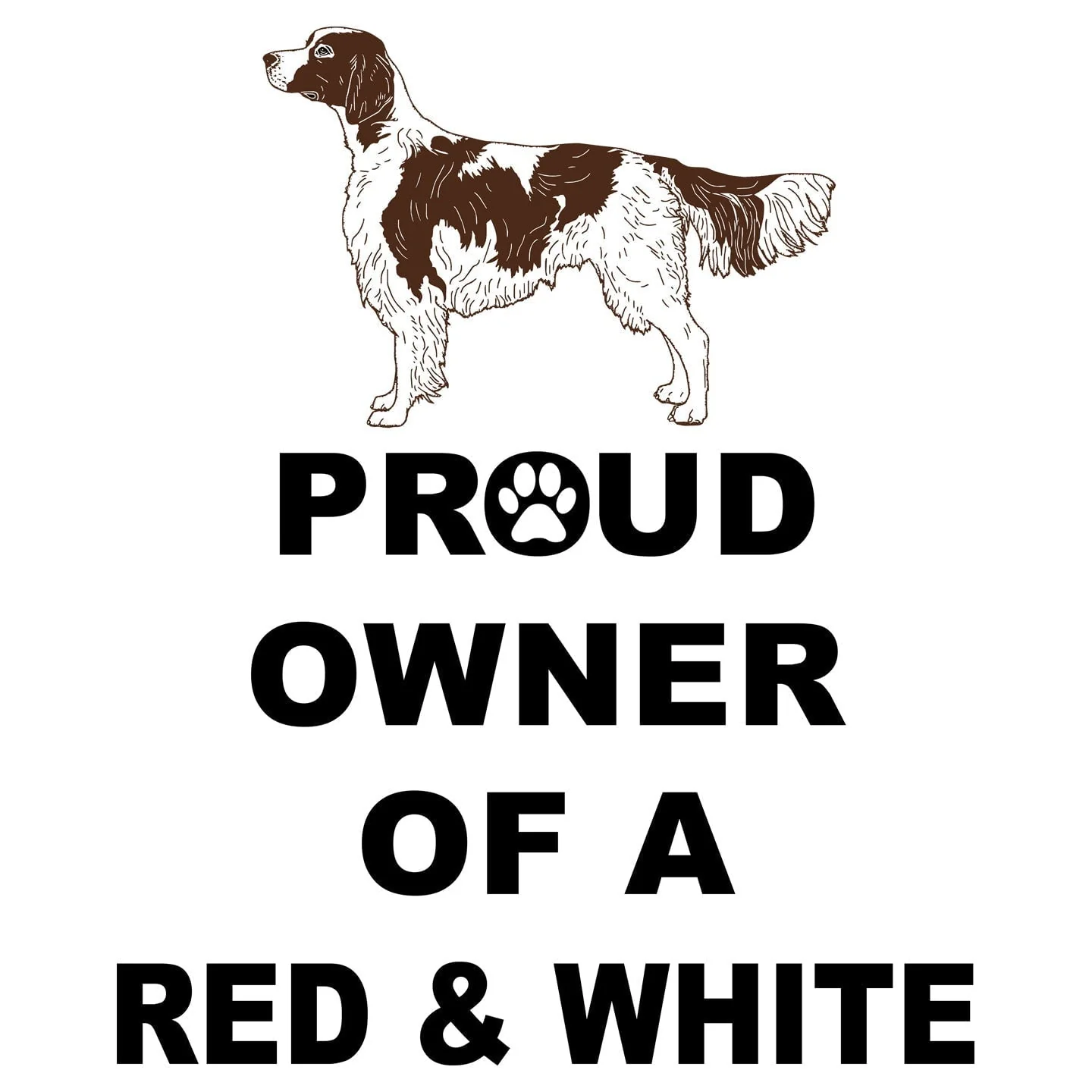 Irish Red & White Setter Proud Owner - Women's V-Neck T-Shirt - Image 2