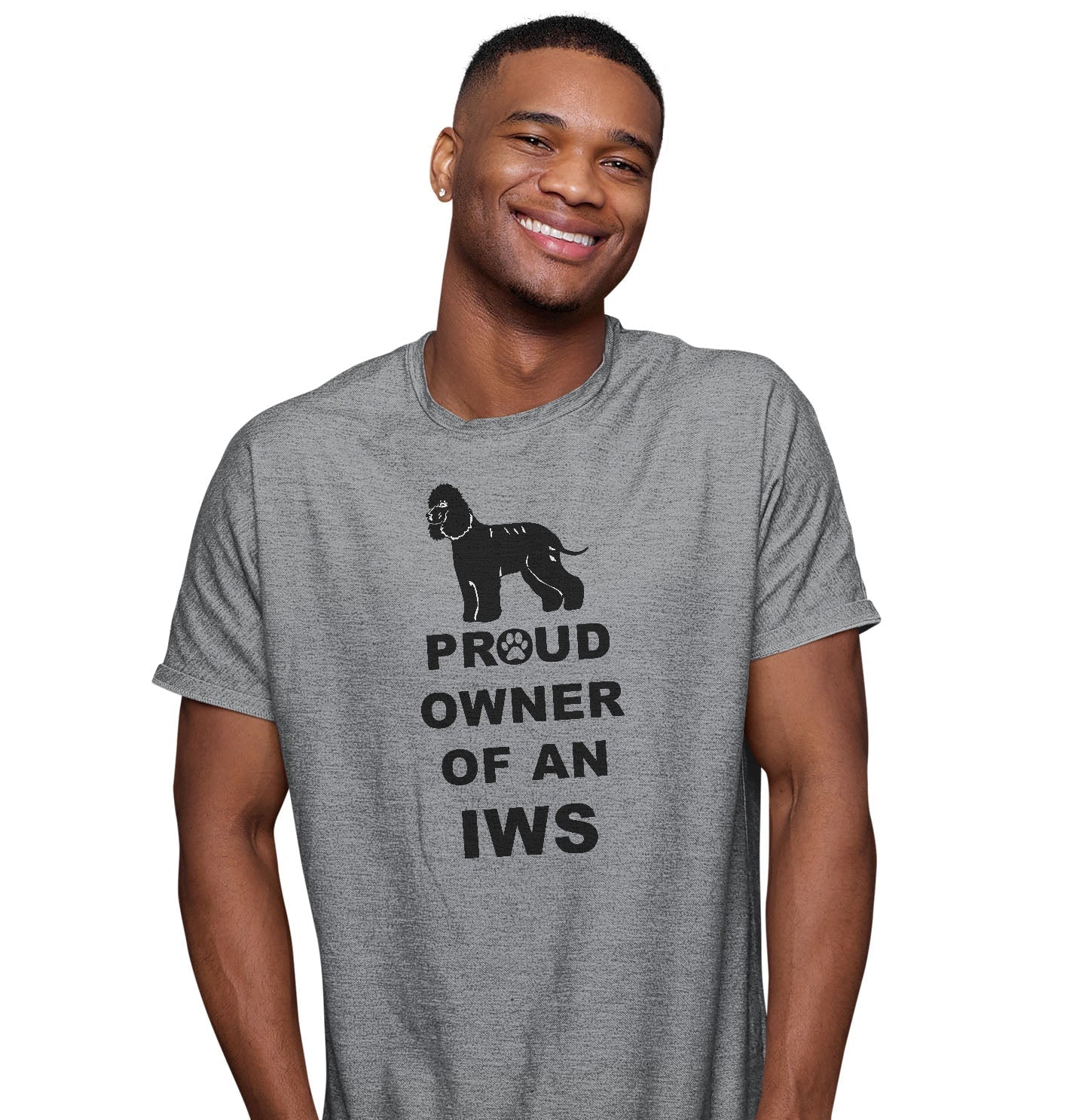 Irish Water Spaniel Proud Owner - Adult Unisex T-Shirt