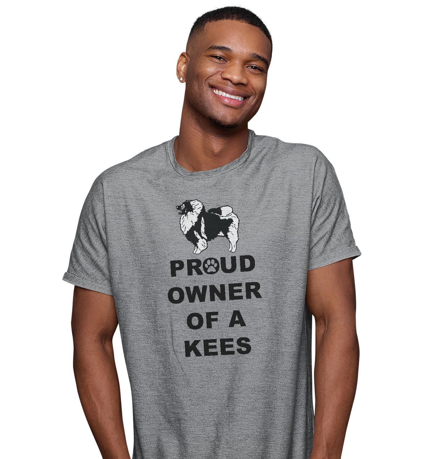 Keeshond Proud Owner - Adult Unisex T-Shirt - Image 3