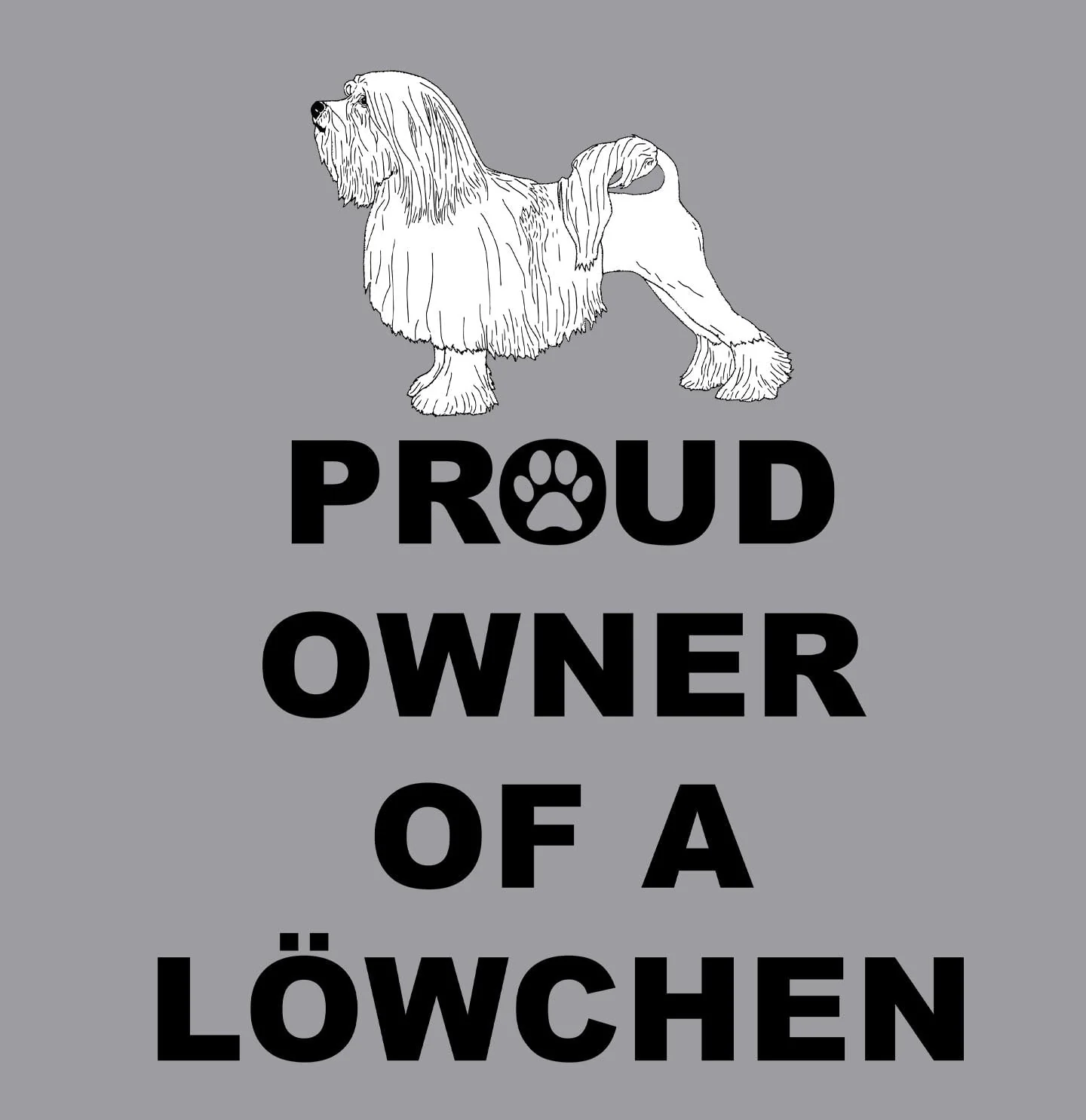 Löwchen Proud Owner - Adult Unisex Crewneck Sweatshirt - Image 2