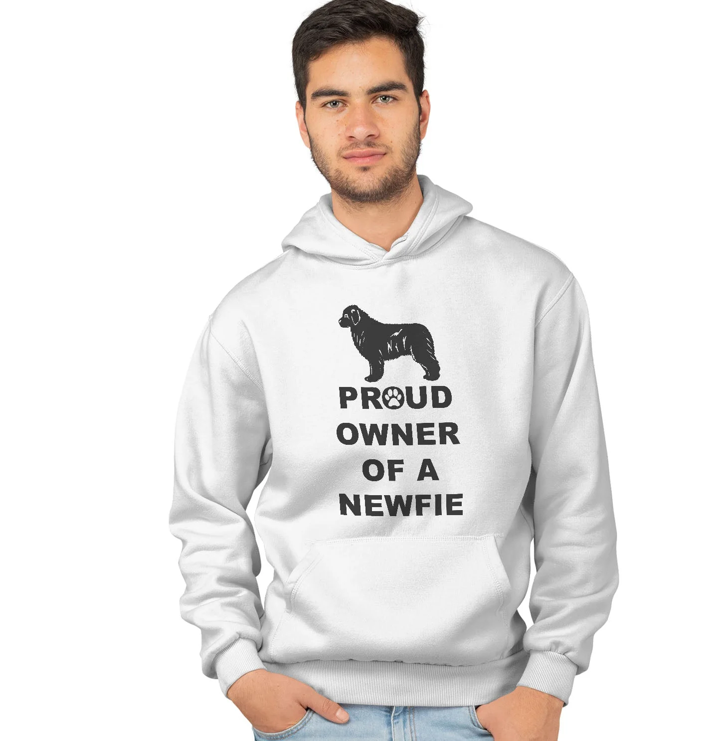 Newfoundland Proud Owner - Adult Unisex Hoodie Sweatshirt - Image 3