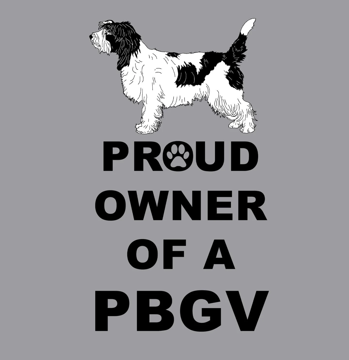 Petit Basset Griffon Vendeen Proud Owner - Adult Unisex Crewneck Sweatshirt - Image 2