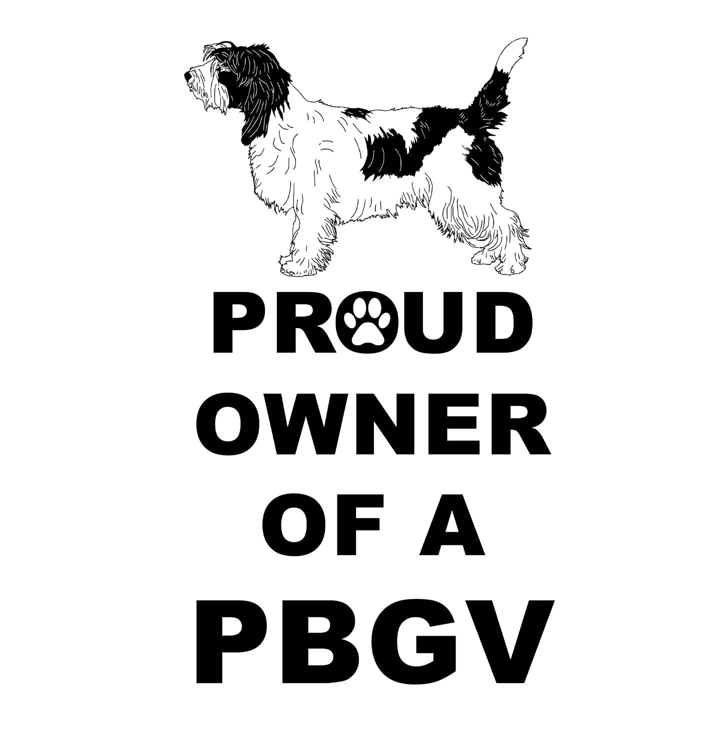 Petit Basset Griffon Vendeen Proud Owner - Adult Unisex T-Shirt - Image 2