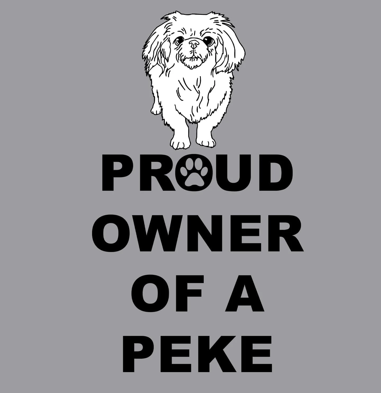Pekingese Proud Owner - Adult Unisex T-Shirt - Image 2