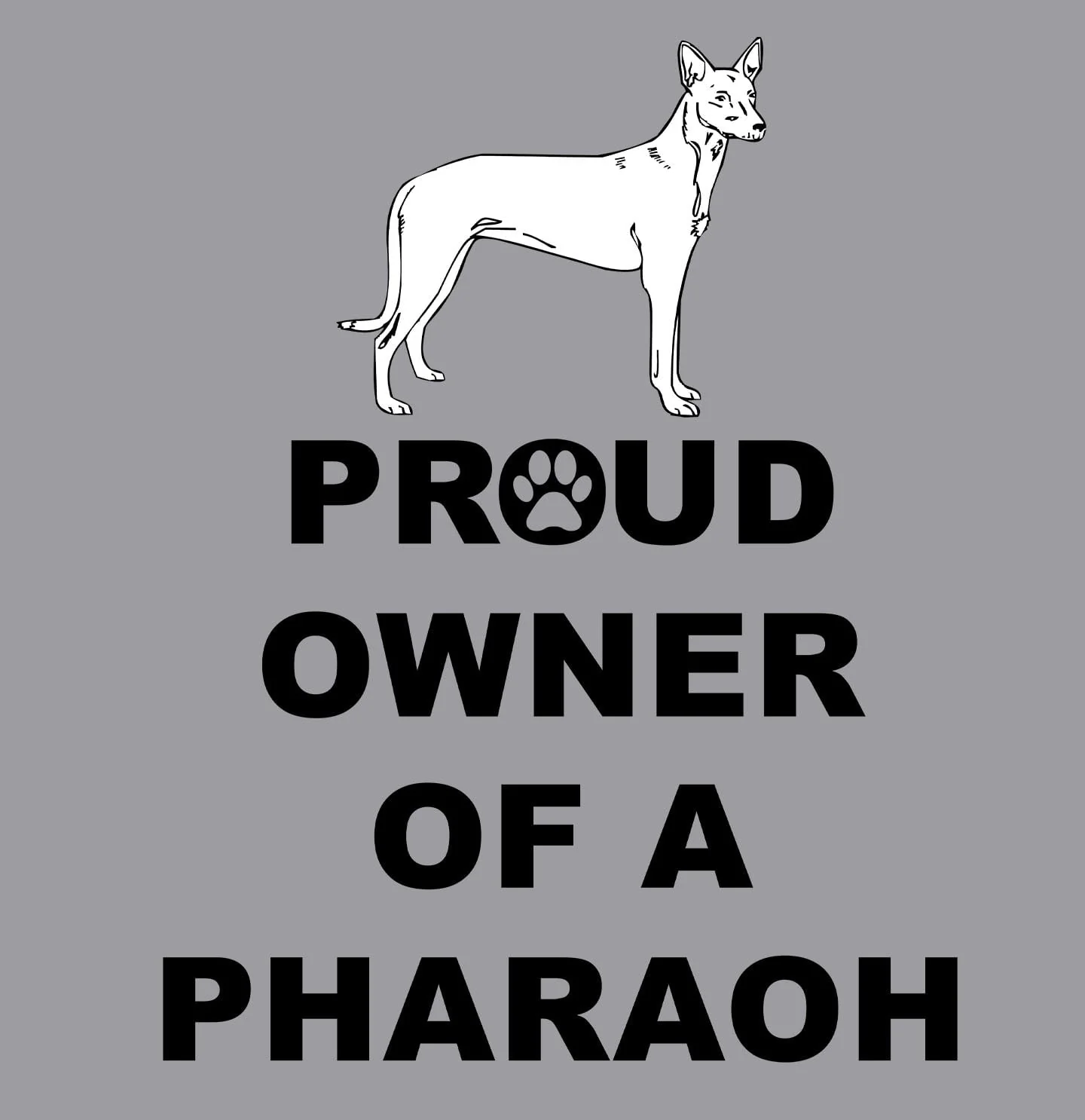 Pharaoh Hound Proud Owner - Adult Unisex Crewneck Sweatshirt - Image 2