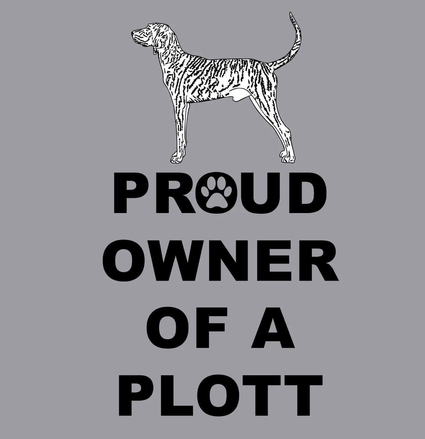 Plott Hound Proud Owner - Adult Unisex Hoodie Sweatshirt - Image 2