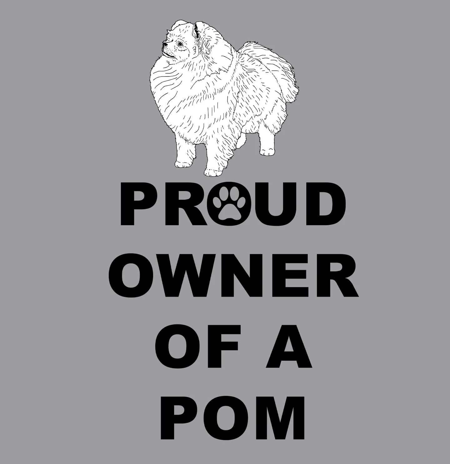 Pomeranian Proud Owner - Adult Unisex Crewneck Sweatshirt - Image 2