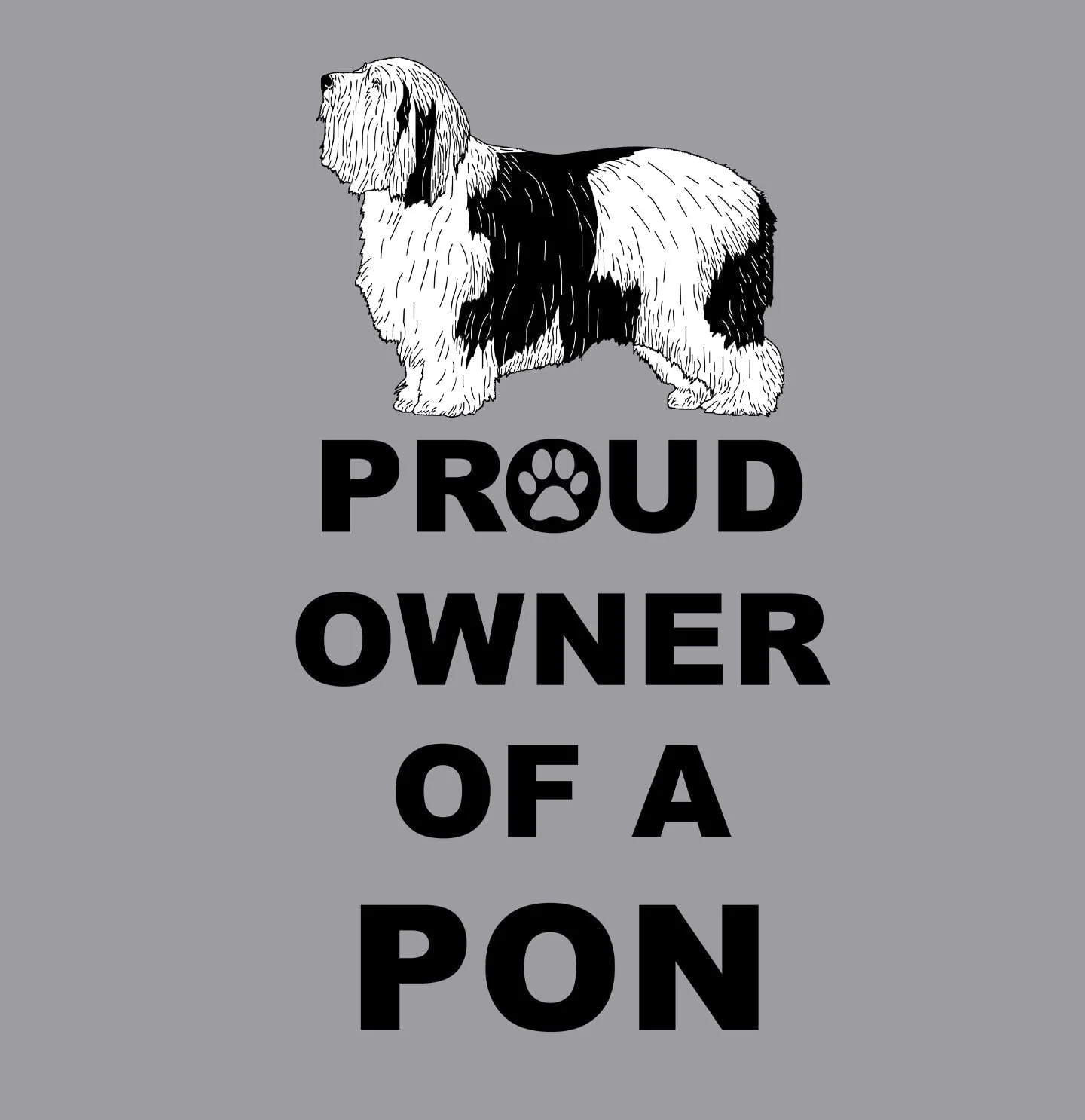 Polish Lowland Sheepdog Proud Owner - Women's V-Neck T-Shirt - Image 2