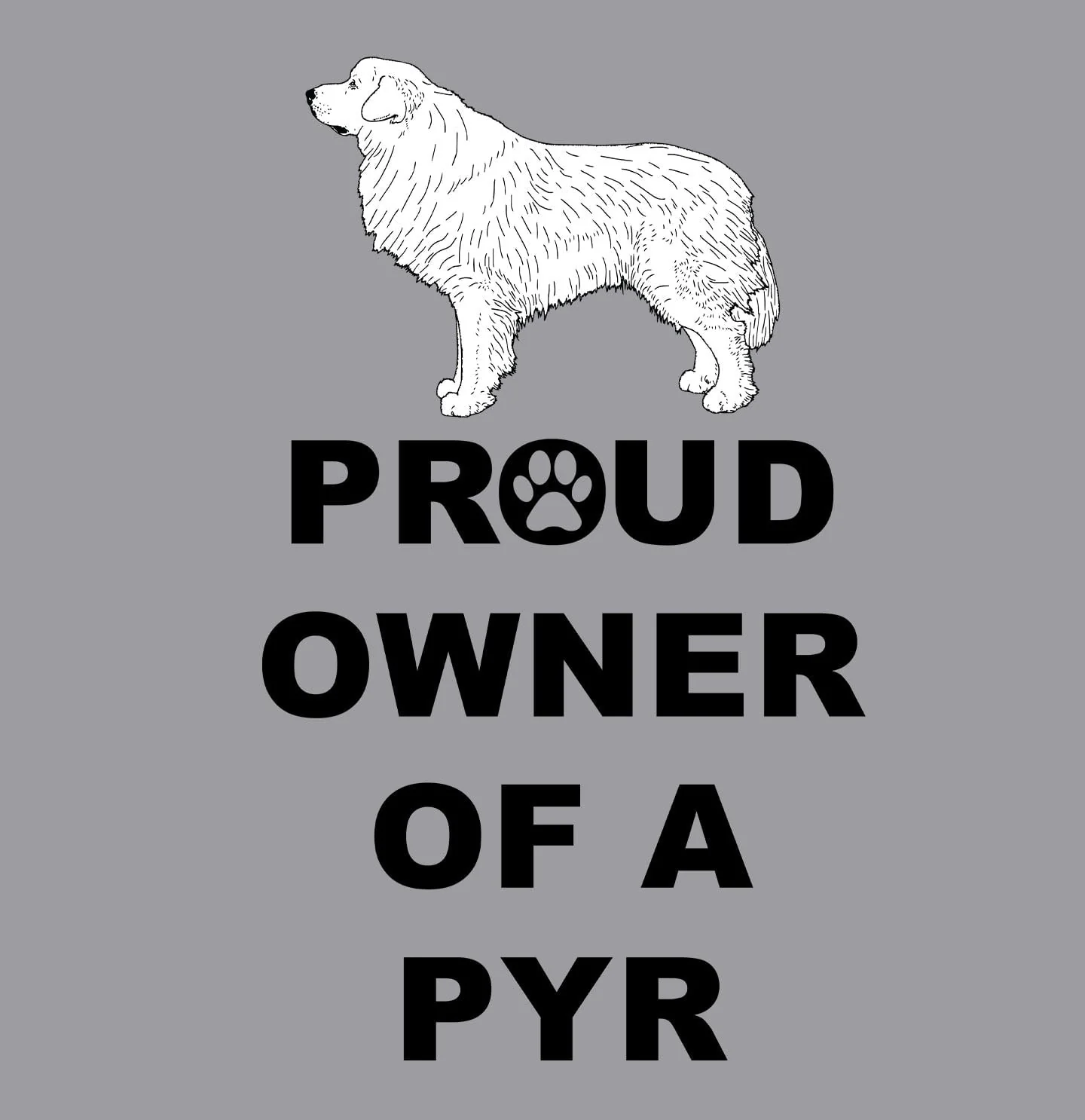 Great Pyrenees Proud Owner - Adult Unisex Hoodie Sweatshirt - Image 2