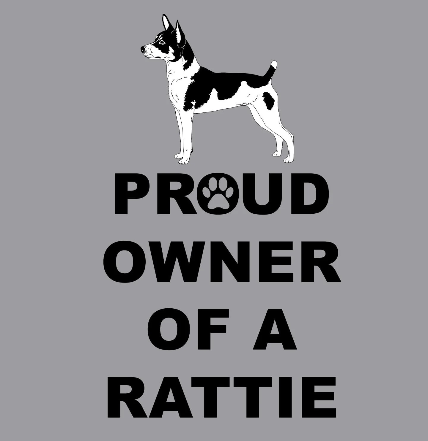 Rat Terrier Proud Owner - Adult Unisex Hoodie Sweatshirt - Image 2