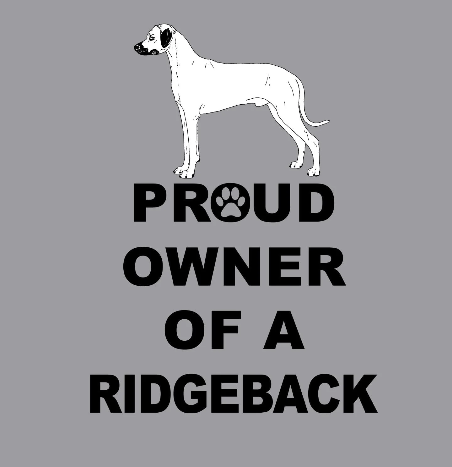 Rhodesian Ridgeback Proud Owner - Adult Unisex Crewneck Sweatshirt - Image 2