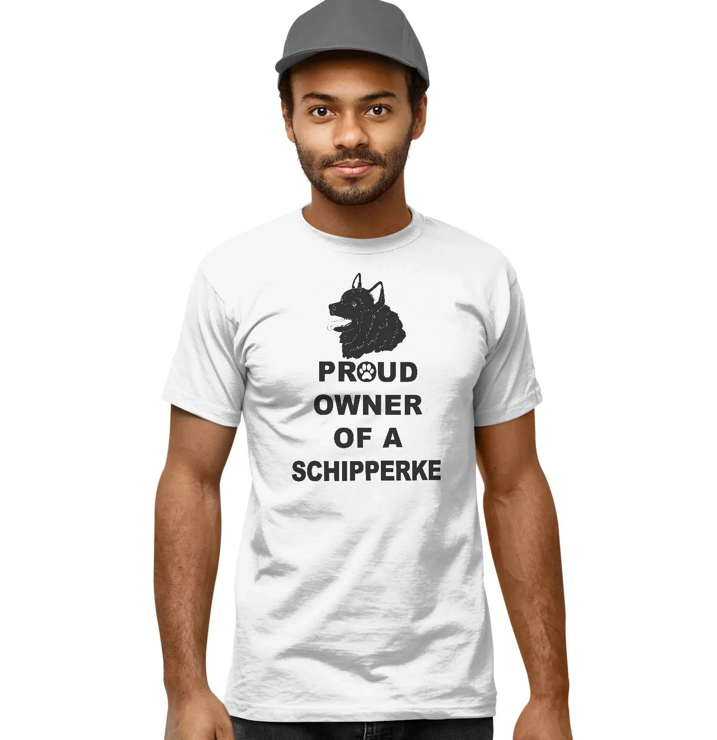 Schipperke Proud Owner - Adult Unisex T-Shirt - Image 4
