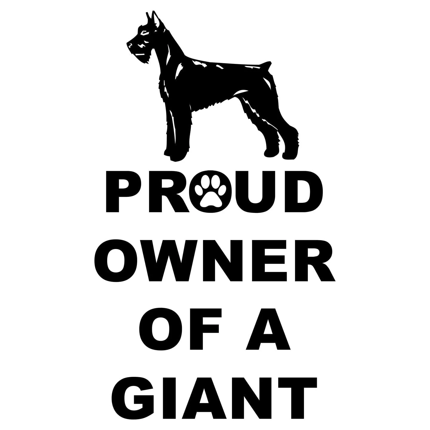 Giant Schnauzer Proud Owner - Women's V-Neck T-Shirt - Image 2