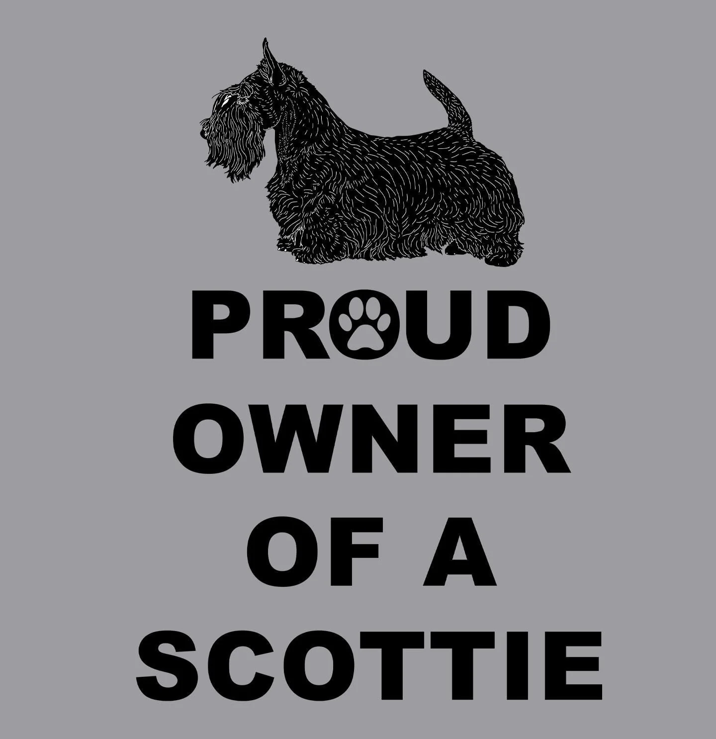 Scottish Terrier Proud Owner - Adult Unisex Crewneck Sweatshirt - Image 2