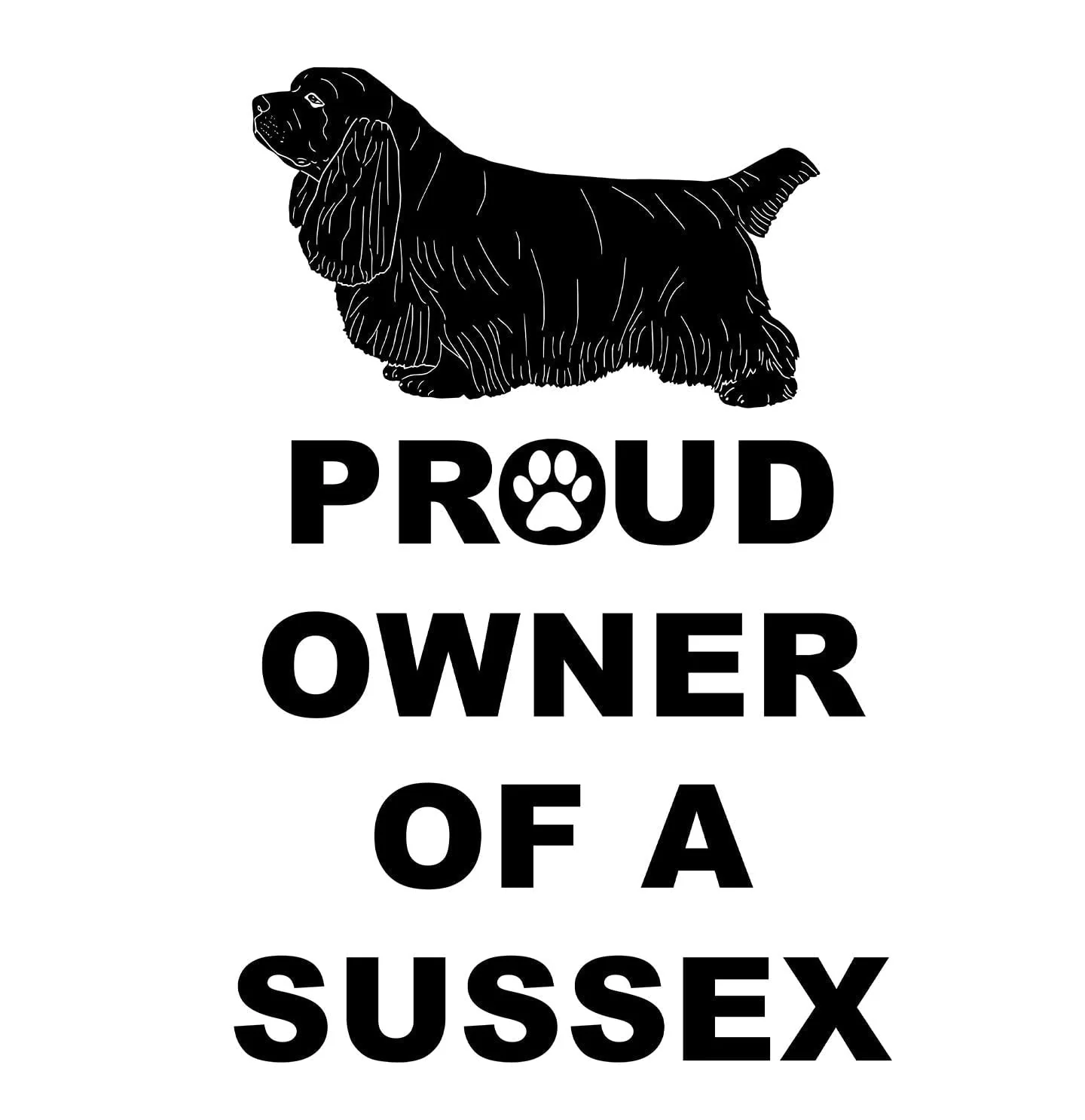 Sussex Spaniel Proud Owner - Women's V-Neck T-Shirt - Image 2