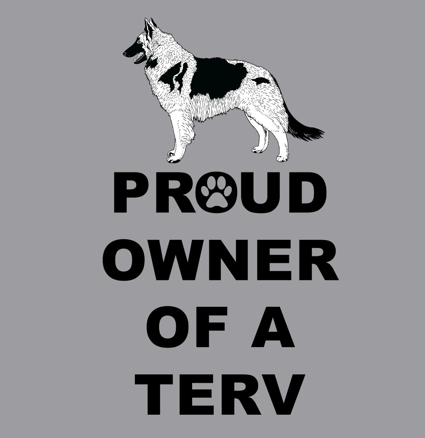 Belgian Tervuren Proud Owner - Adult Unisex Crewneck Sweatshirt - Image 2