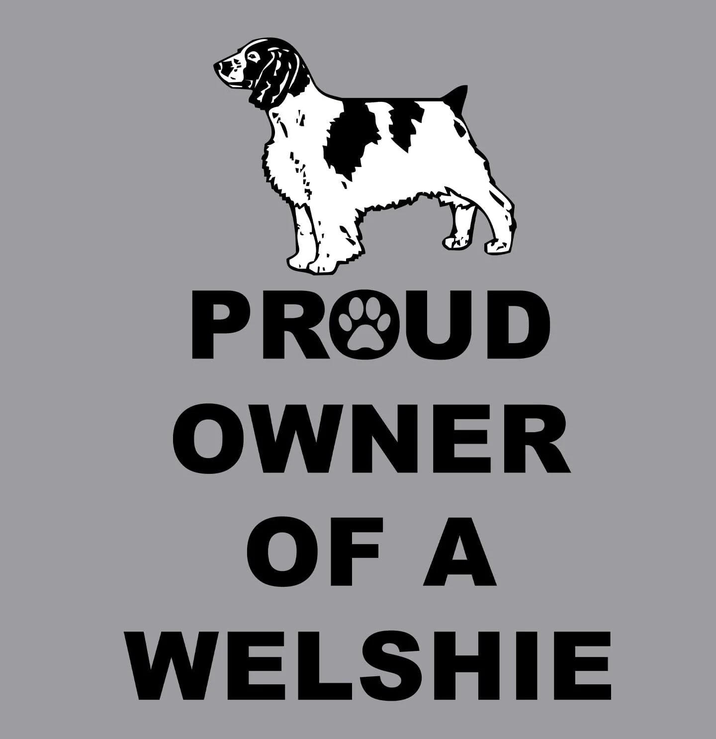 Welsh Springer Spaniel Proud Owner - Adult Unisex Crewneck Sweatshirt - Image 2