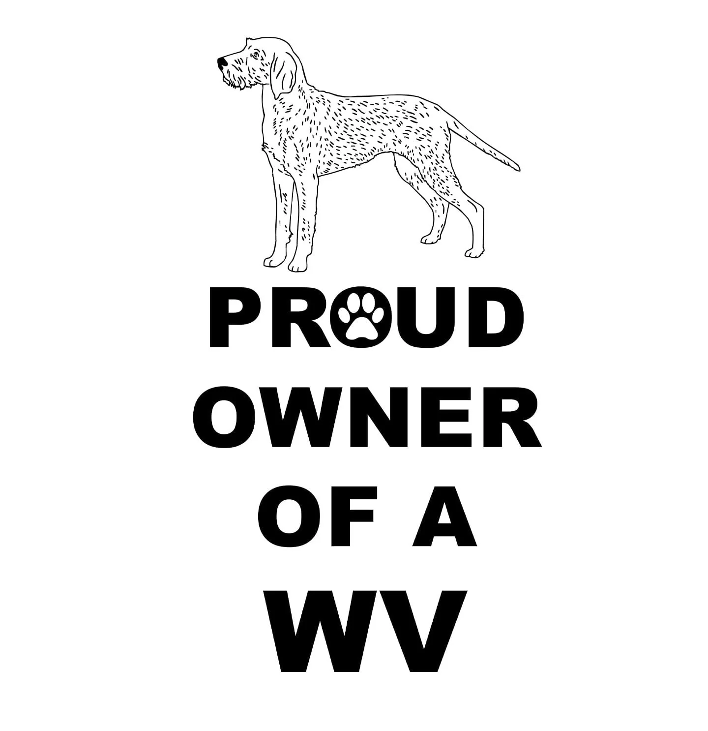 Wirehaired Vizsla Proud Owner - Adult Unisex Hoodie Sweatshirt - Image 2